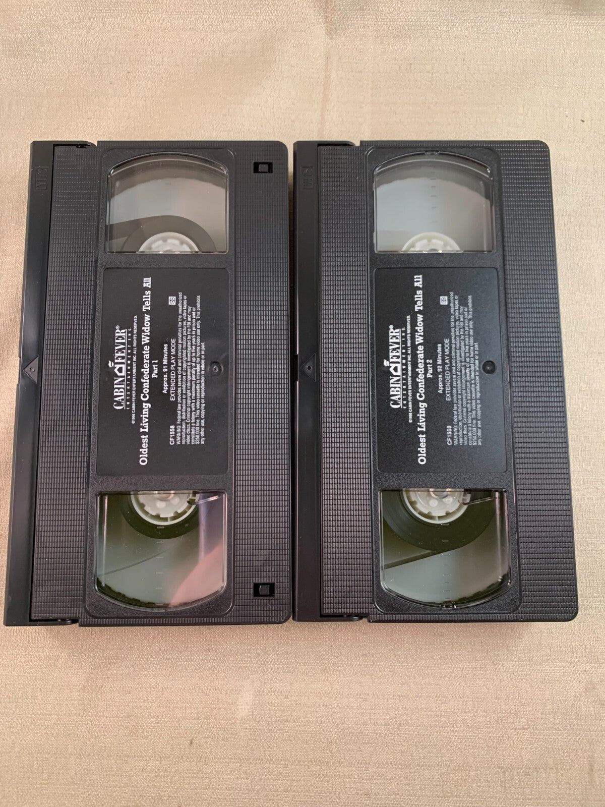 The Oldest Living Confederate Widow Tells All (VHS, 1995)