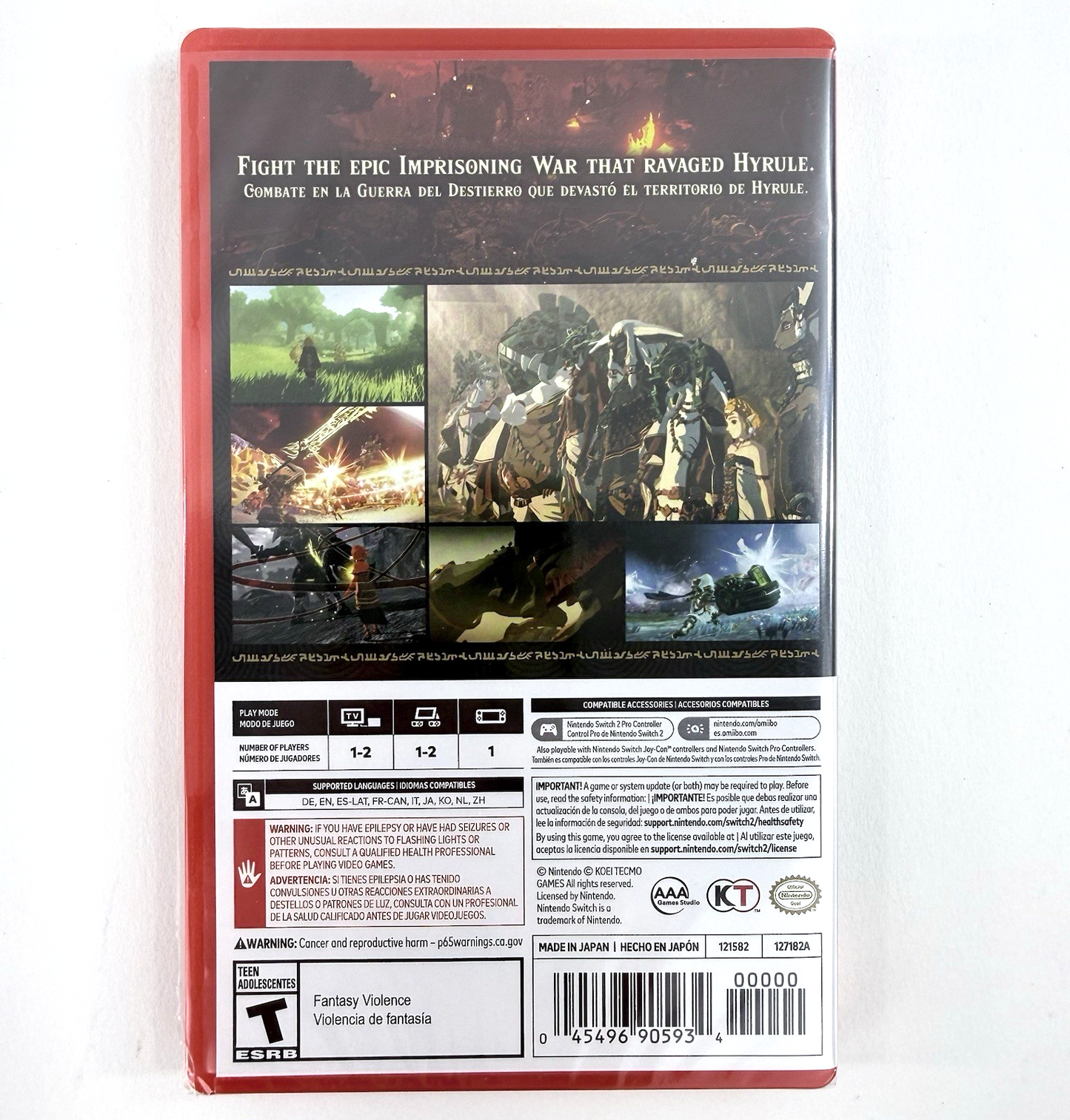 Hyrule Warriors: Age of Imprisonment (Nintendo Switch 2, 2025) - New, Sealed