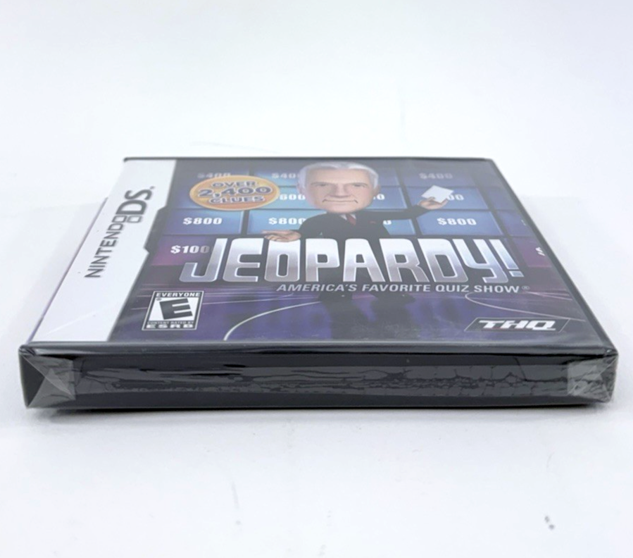 Jeopardy (Nintendo DS, 2010) New, Factory Sealed Alex Trebek Quiz Game