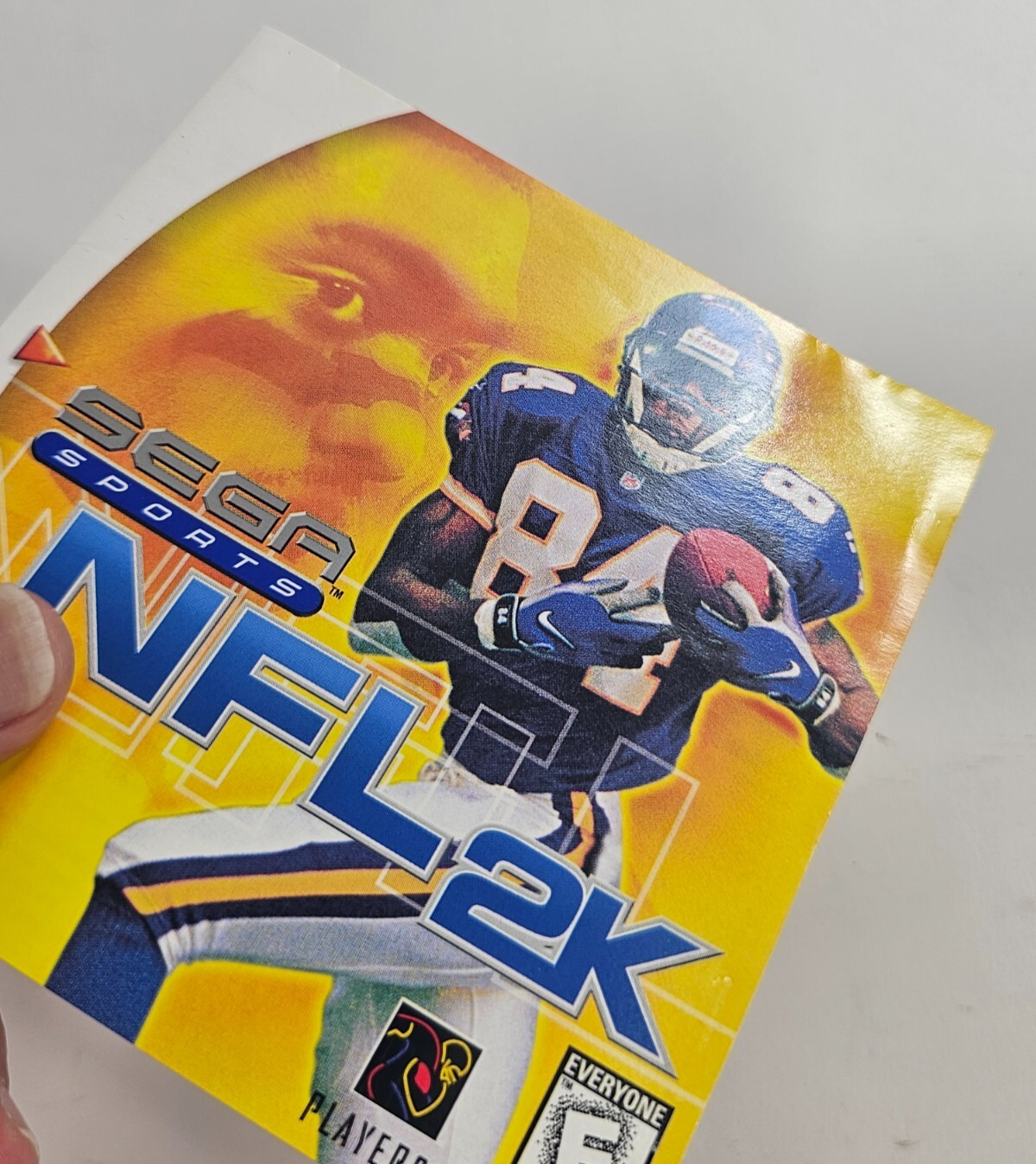 NFL 2K (Sega Dreamcast, 1999) Game Case Manual - Tested and Working