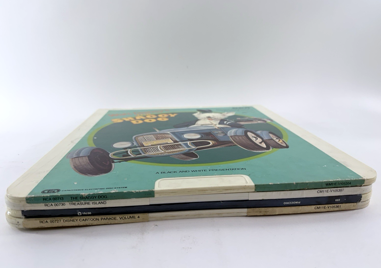 Pinocchio (CED VideoDisc Films) Treasure Island, The Shaggy Dog, Cartoon Parade