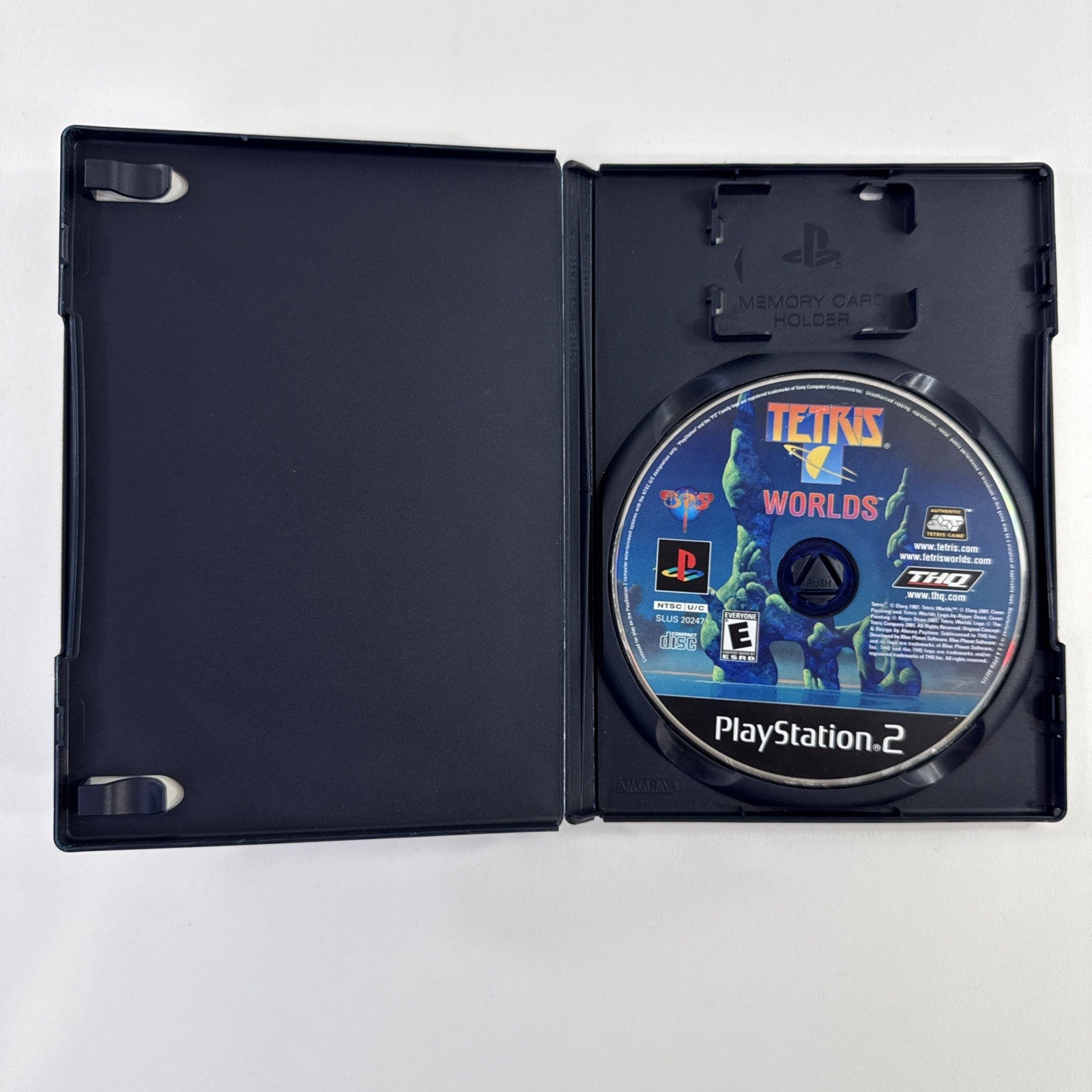 Tetris Worlds (Sony PlayStation 2, PS2, 2002) Game and Case