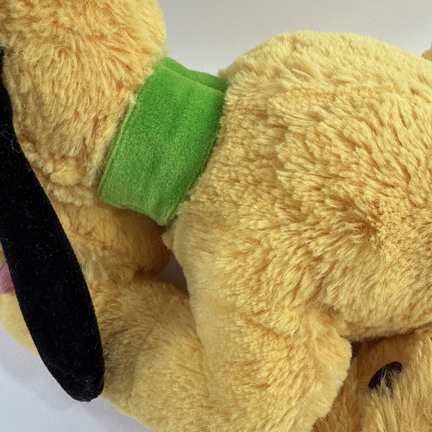 Disney Parks 20" Pluto Plush Laying Down Tongue Out