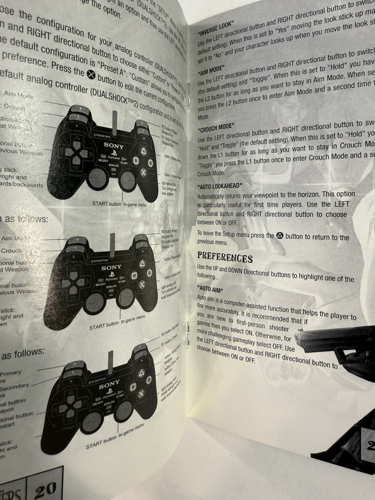 TimeSplitters (Sony PlayStation 2, 2000) Game Case Manual - Tested and Working