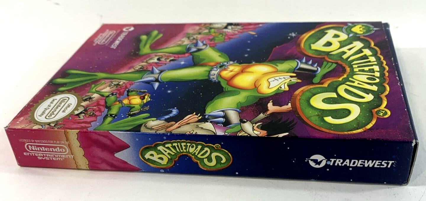 Battletoads (Nintendo Entertainment System, 1991) Game Box Manual Poster Foam