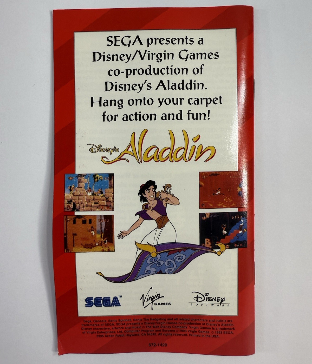 Sonic Spinball (Sega Genesis, 1993) Game Case Manual - Tested and Working