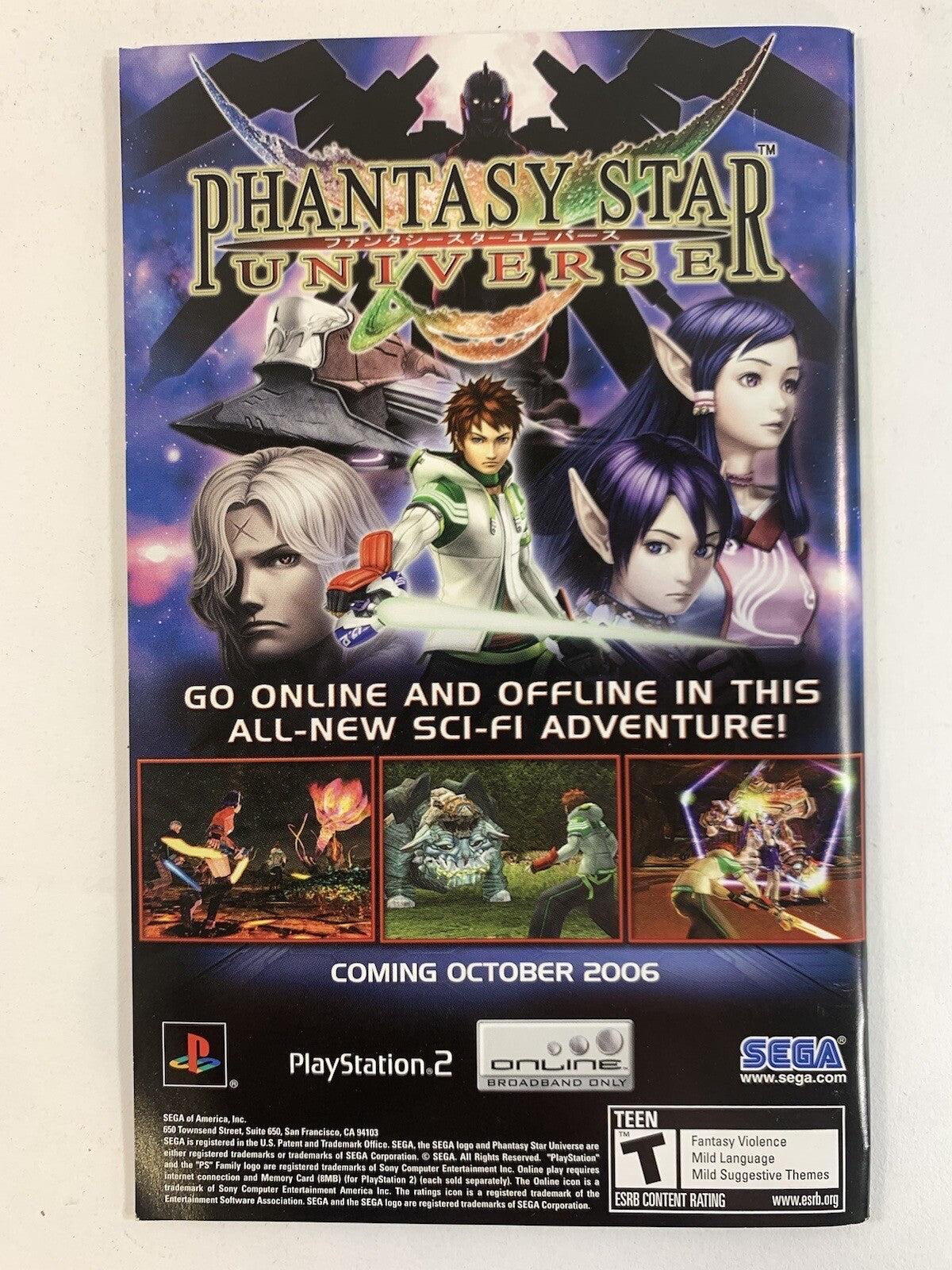 Sega Genesis Collection (Sony PlayStation 2, 2006) Game Case Manual CIB