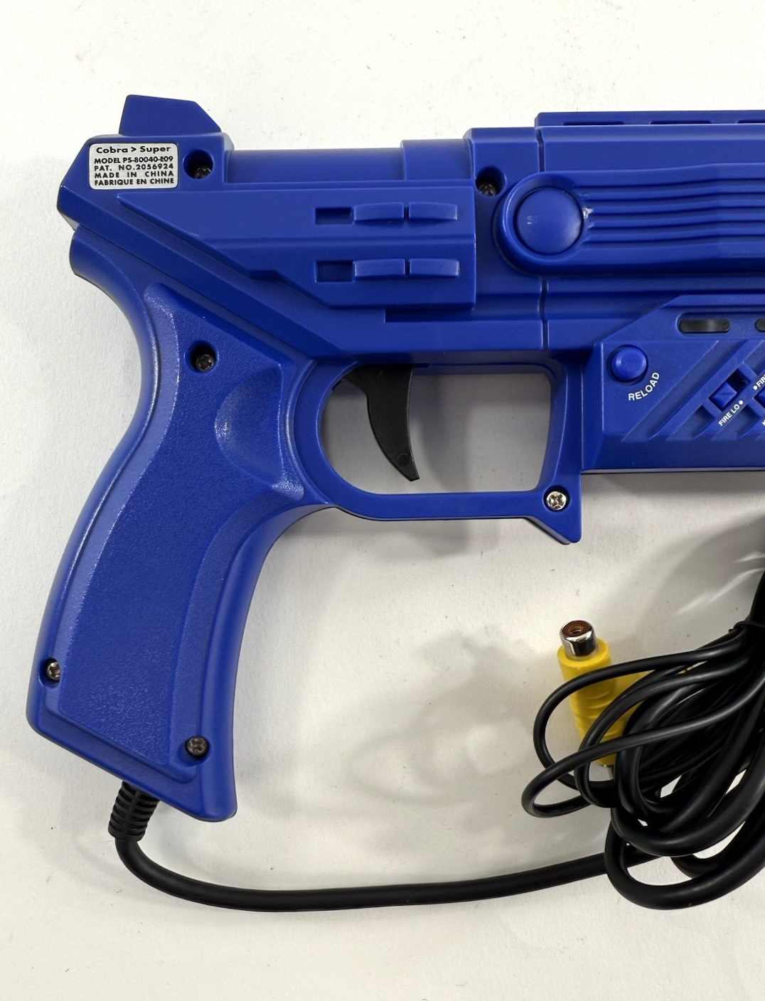 Nyko Super Cobra Blue Light Gun PS-80040-E09 for PS1/PS2 - Tested and Working