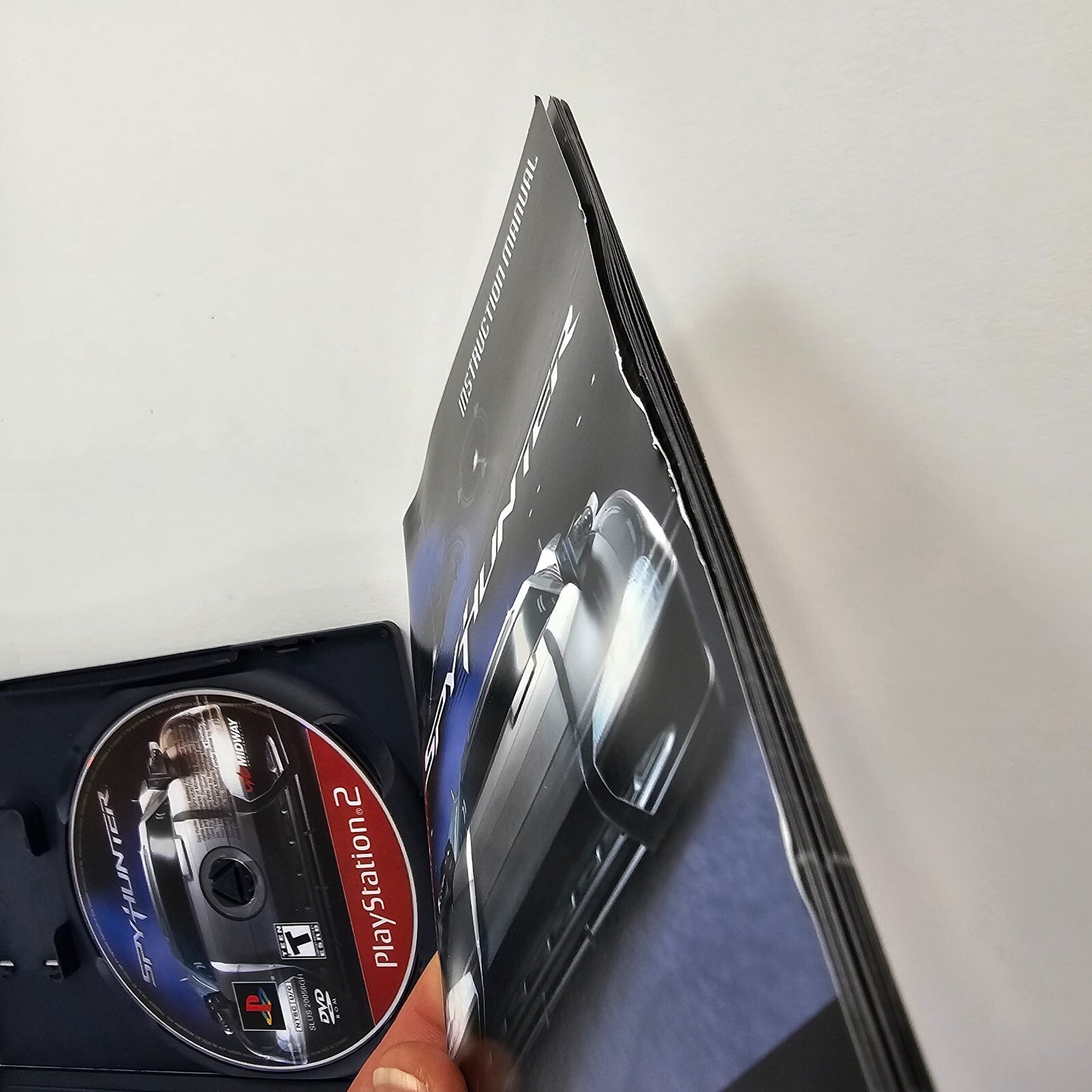 SpyHunter (PlayStation 2, 2002) Game Case Manual Registration - Tested