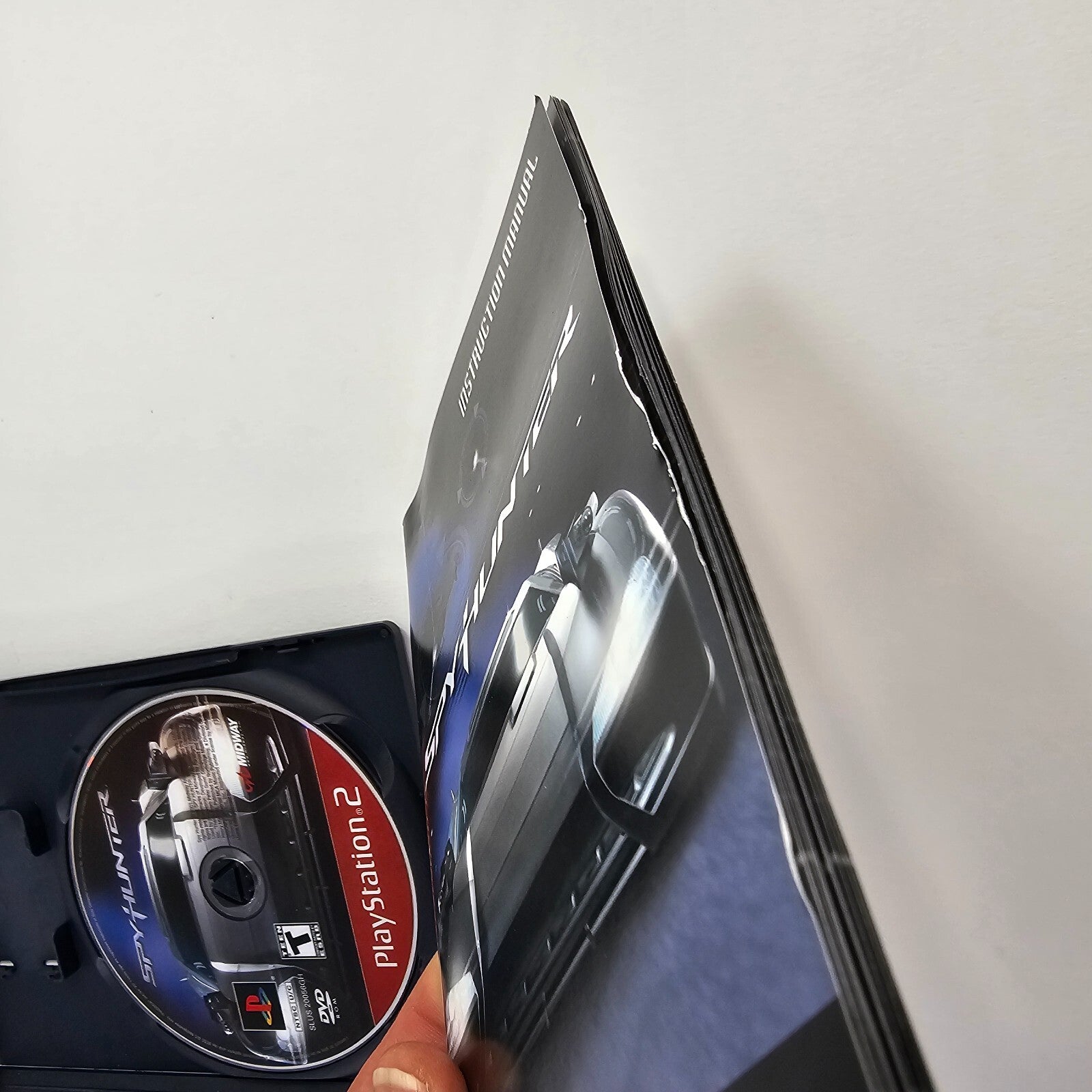 SpyHunter (PlayStation 2, 2002) Game Case Manual Registration - Tested