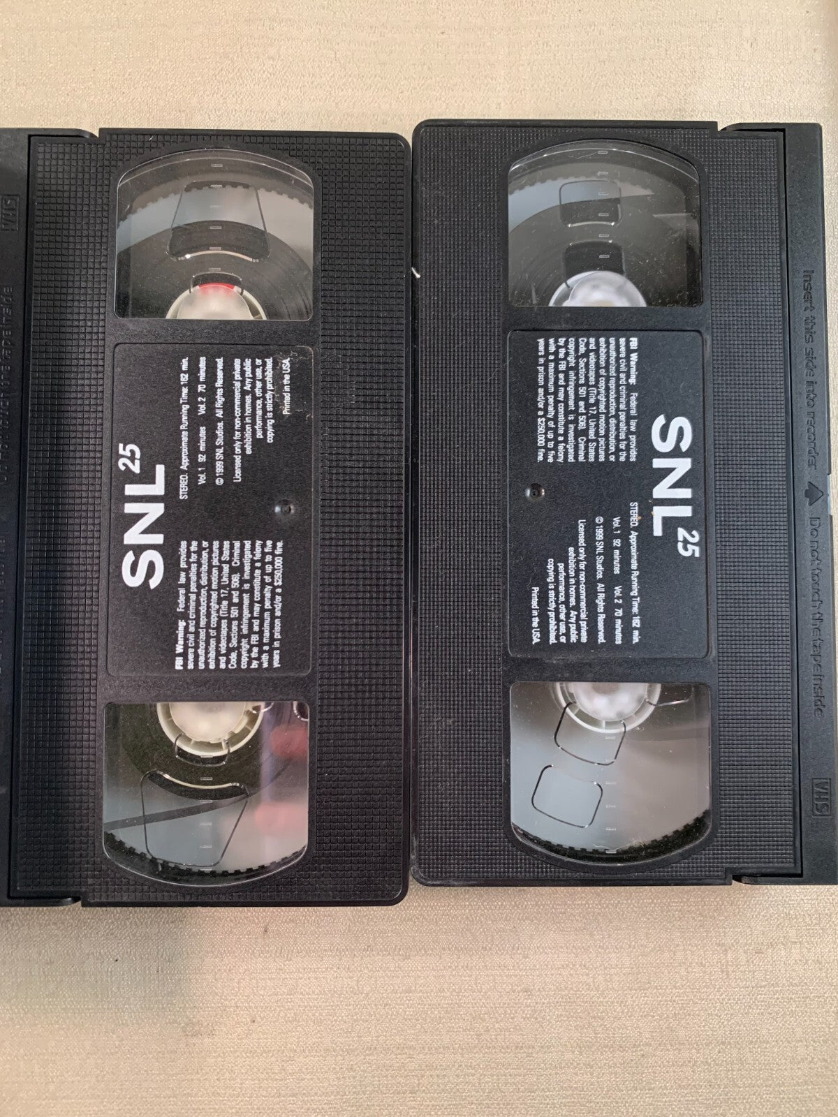 Saturday Night Live - 25/Mike Myers/Adam Sandler/Mr. Bill bundle(4 VHS)