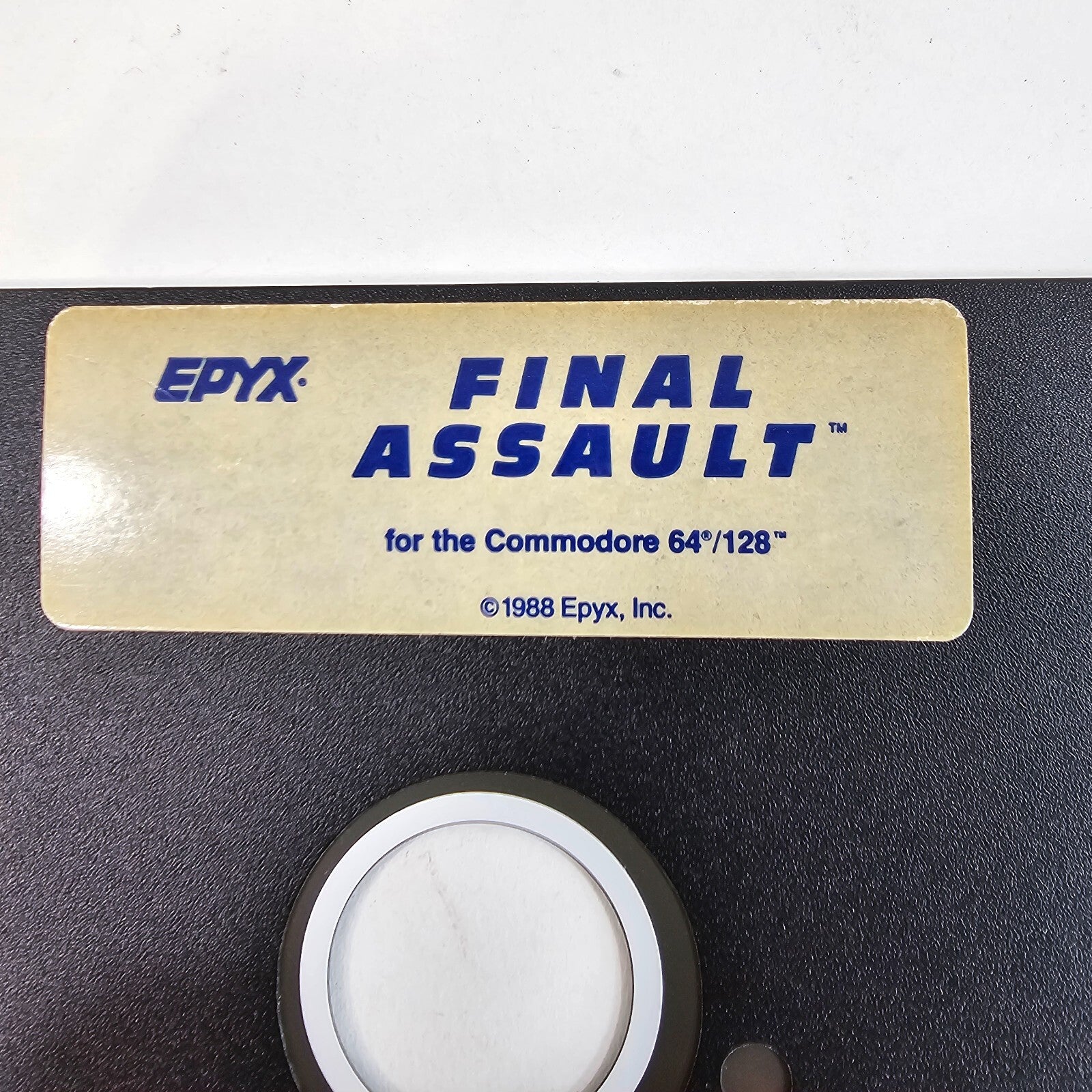 Final Assault (Commodore 64/128, 1988) Authentic Game and Manual