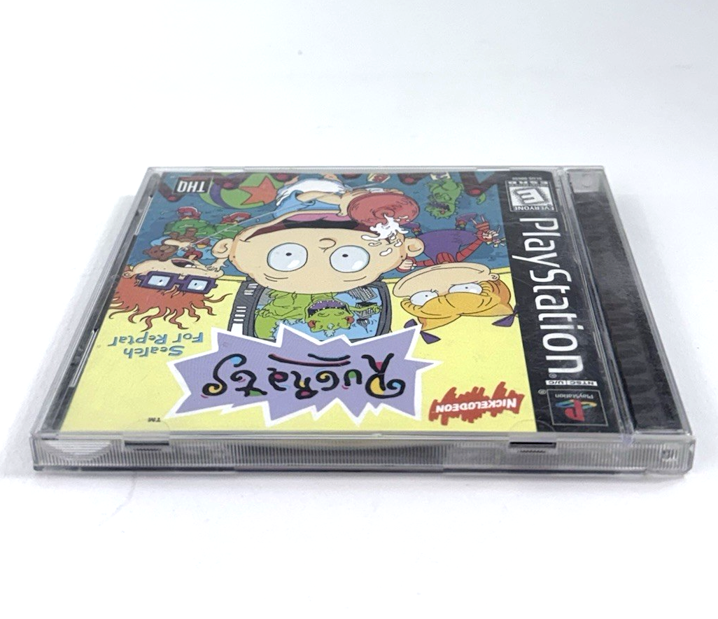 Rugrats: Search for Reptar (PlayStation 1, 1998) Game Case Manual Registration