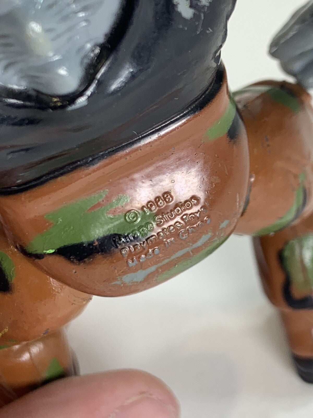 1988 TMNT Rocksteady Teenage Mutant Ninja Turtles 5” Playmates Action Figure