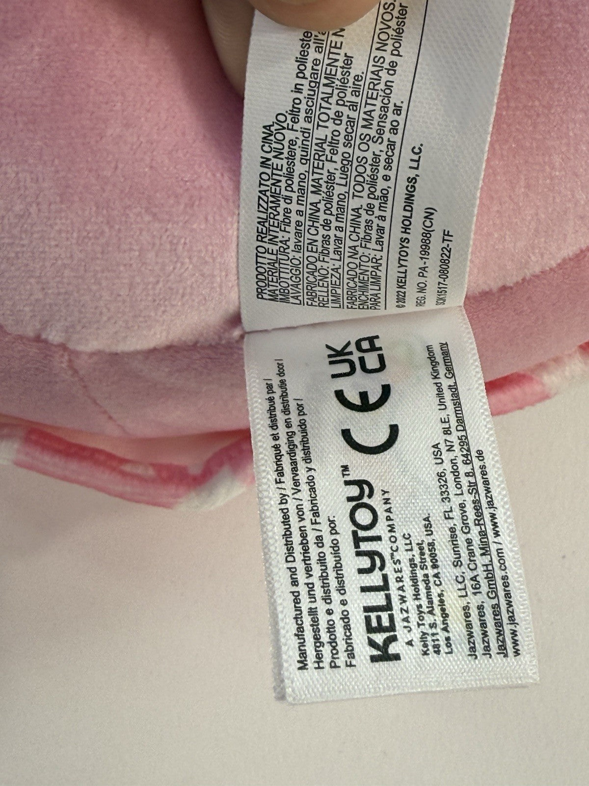 Disney 2022 Kellytoy 9" Minnie Mouse Pink Dress & Bow Soft Plush