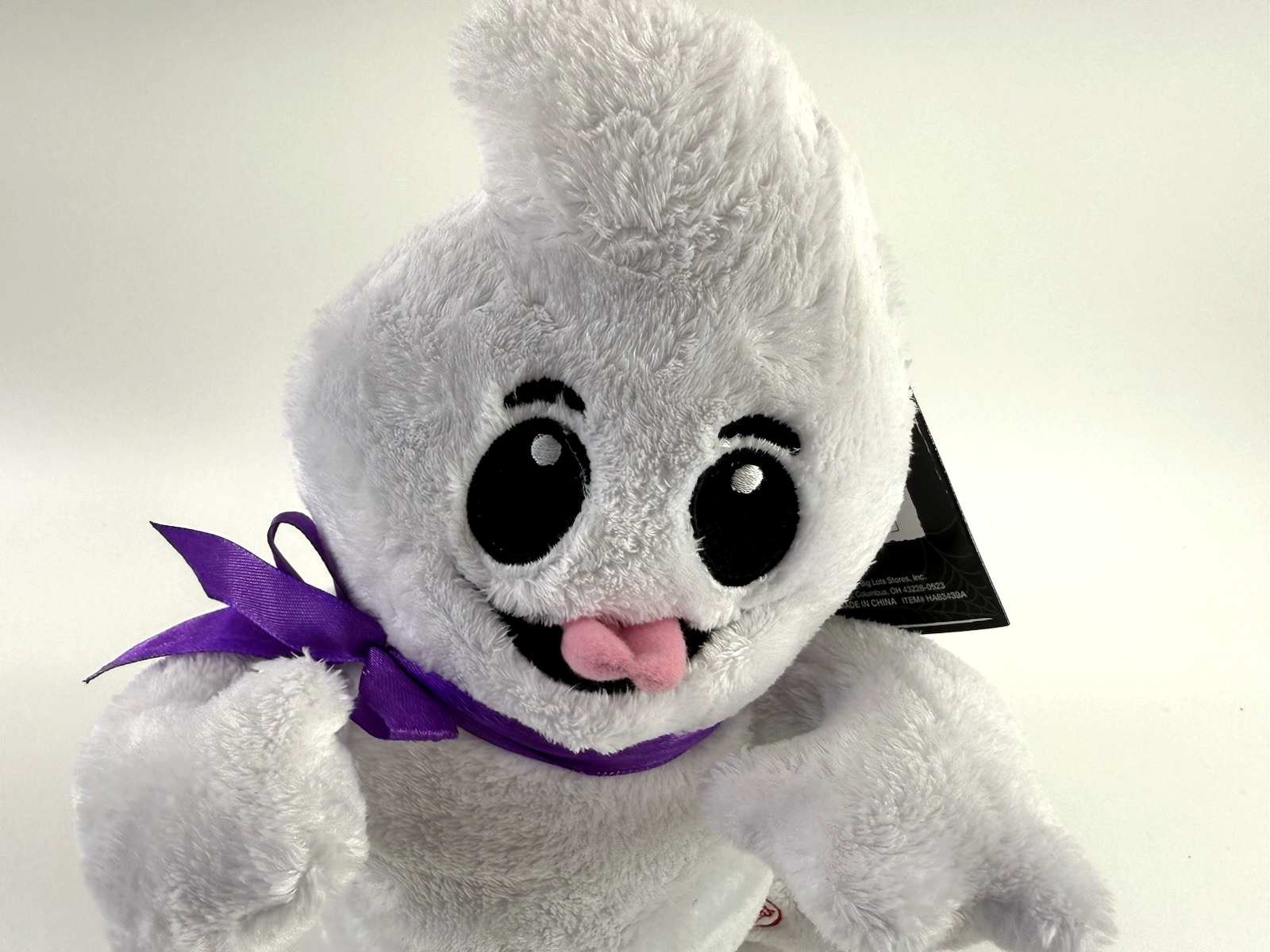 Big Lots 2018 10" Halloween Funny Face Ghost Animatronic Plush - New, Tested