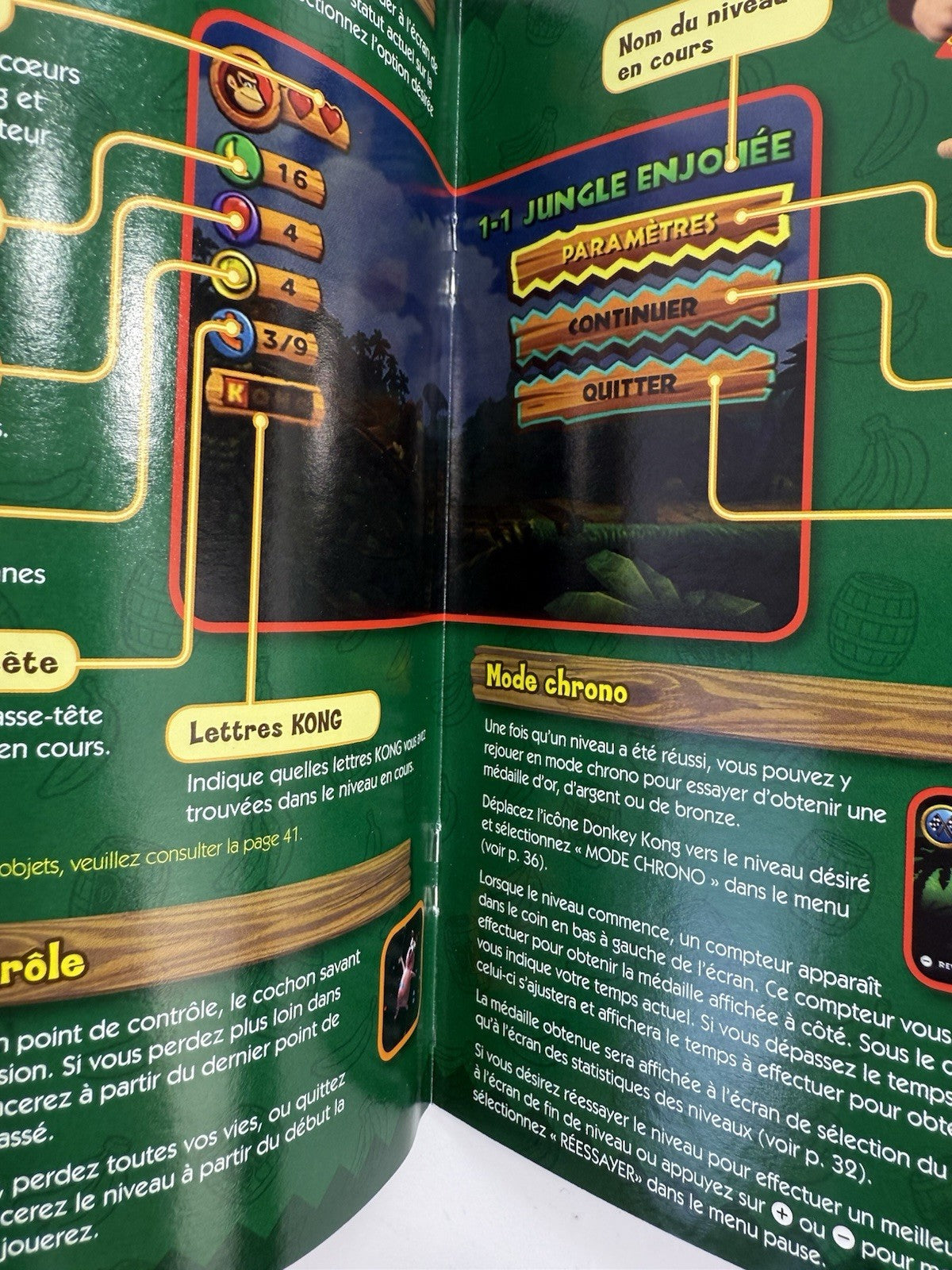 Donkey Kong Country Returns (Nintendo Wii, 2010) Game Case Manual - Tested