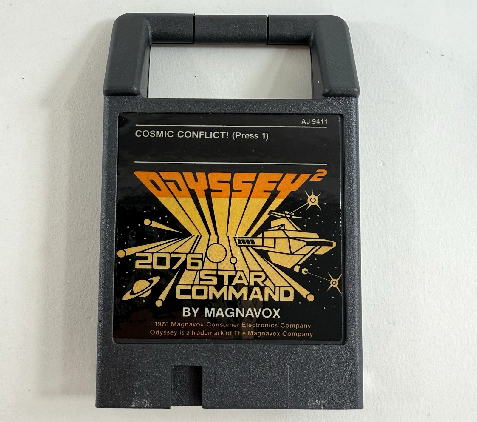 Cosmic Conflict!  (Magnavox Odyssey 2, 1978) Game Case Manual - Tested