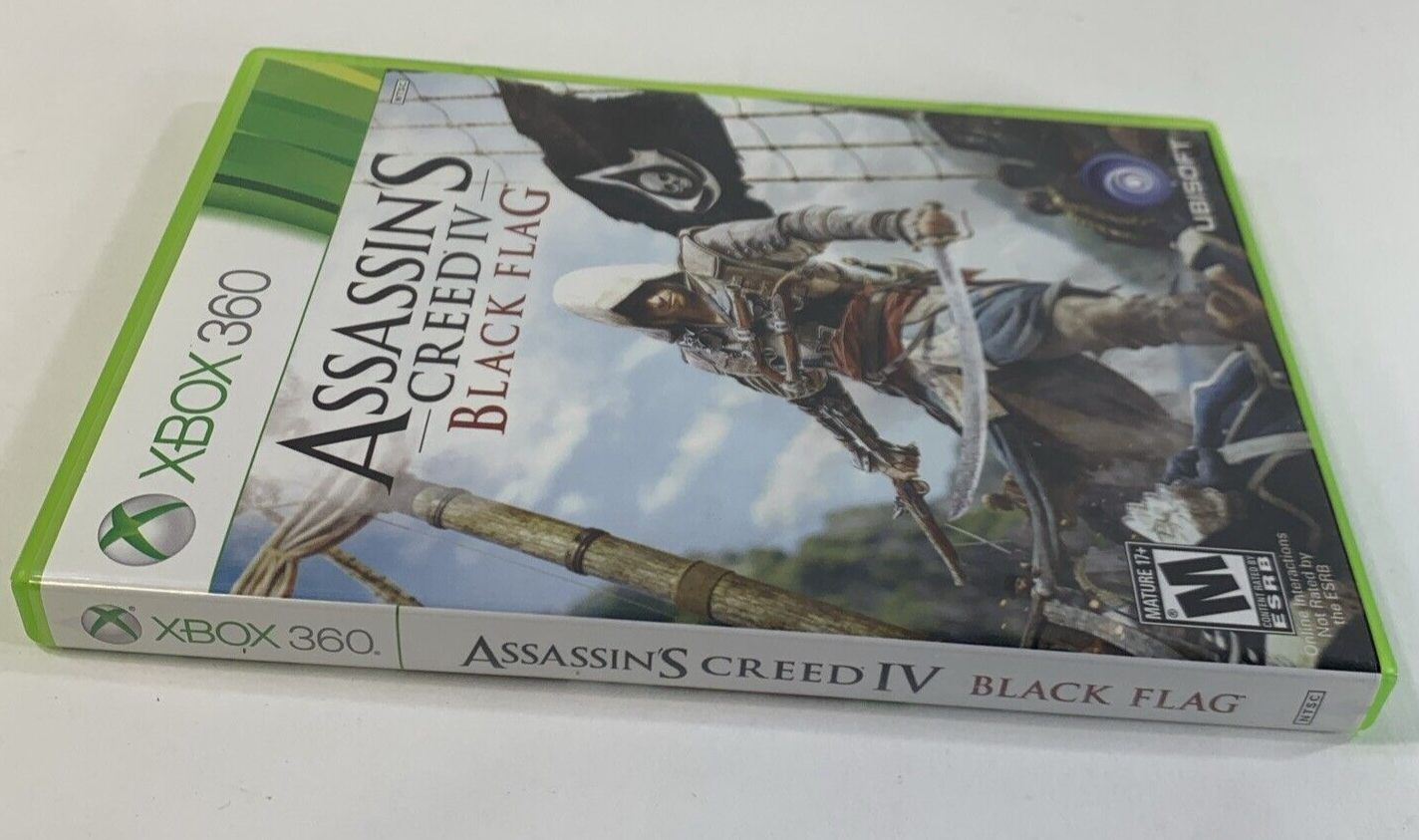 Assassin's Creed IV: Black Flag (Xbox 360, 2013) Discs Case Inserts - Tested