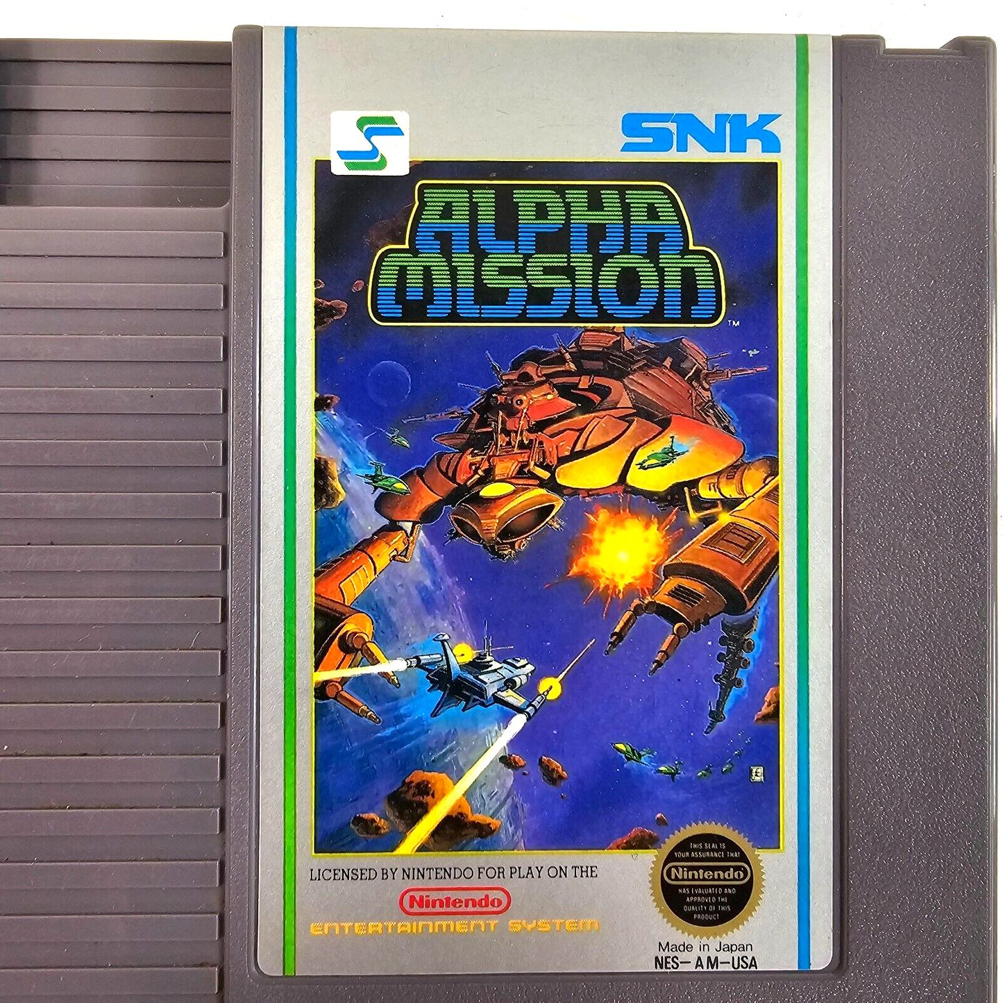 Alpha Mission (Nintendo Entertainment System, 1987) Authentic Cartridge Only