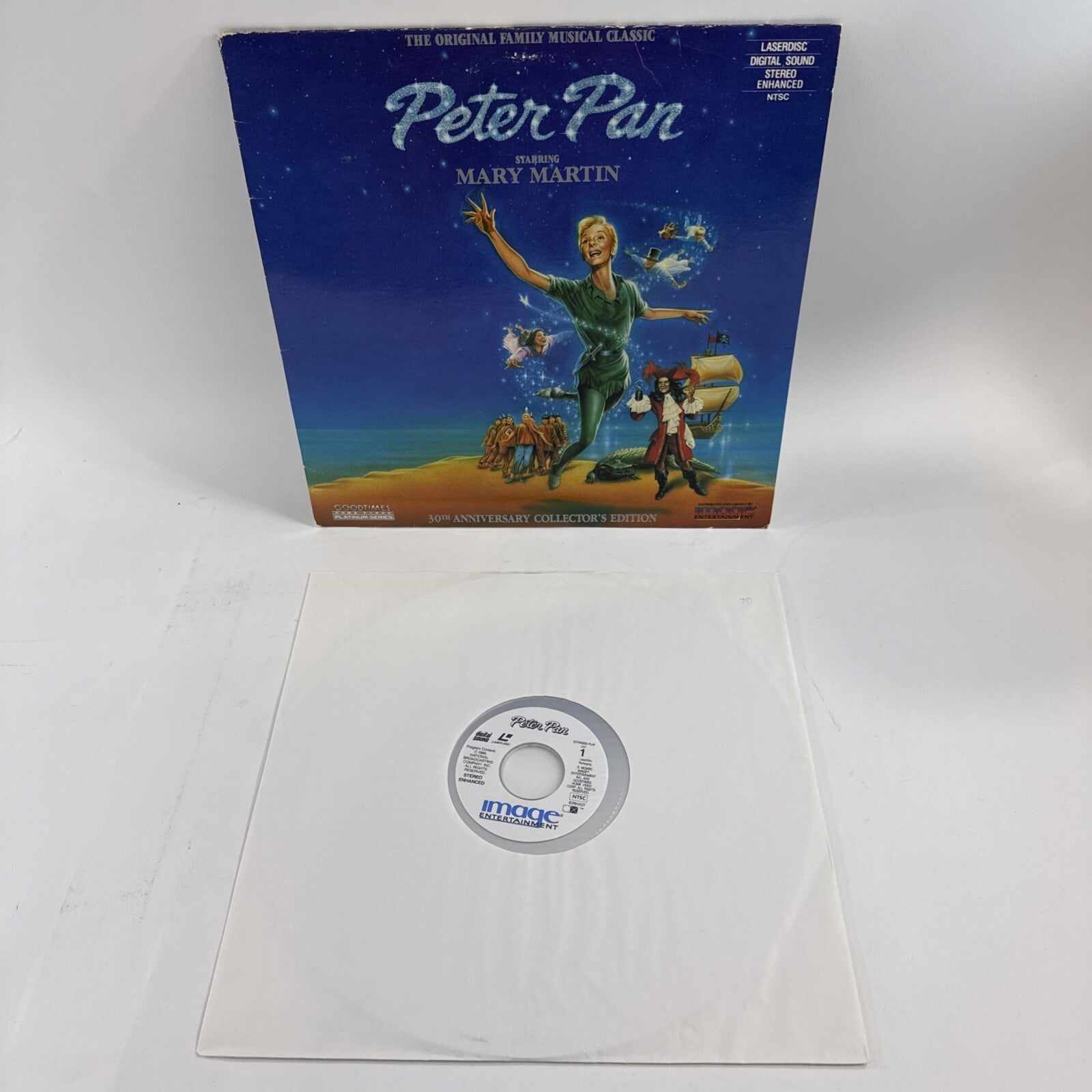 Hook Deluxe Edition (Laserdisc Bundle) Peter Pan 30th Anniversary Ed. - Tested