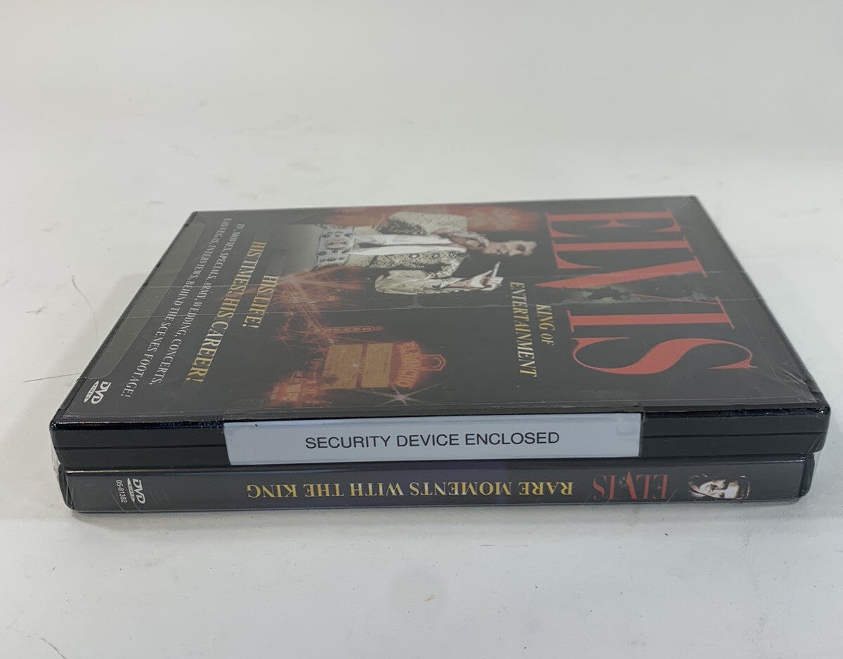 Elvis (Double DVD Set) King of Entertainment/Rare Moments with the King - NEW