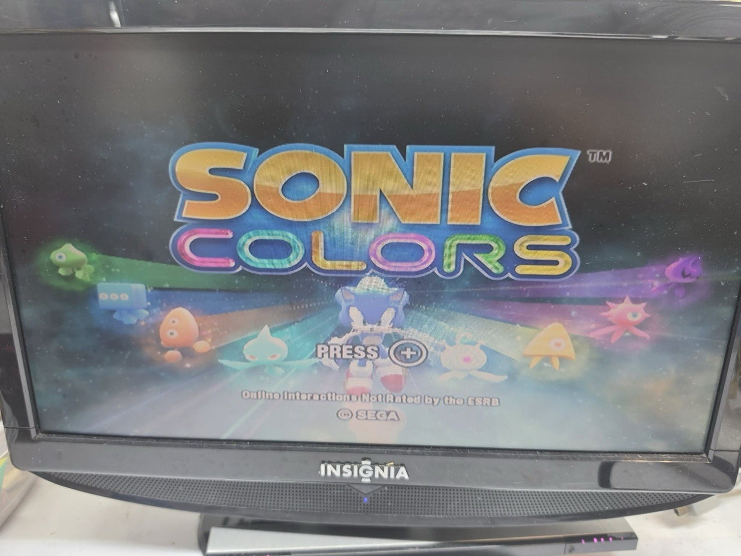 Sonic Colors (Nintendo Wii, 2010) Game, Case, Manual - Tested and Working