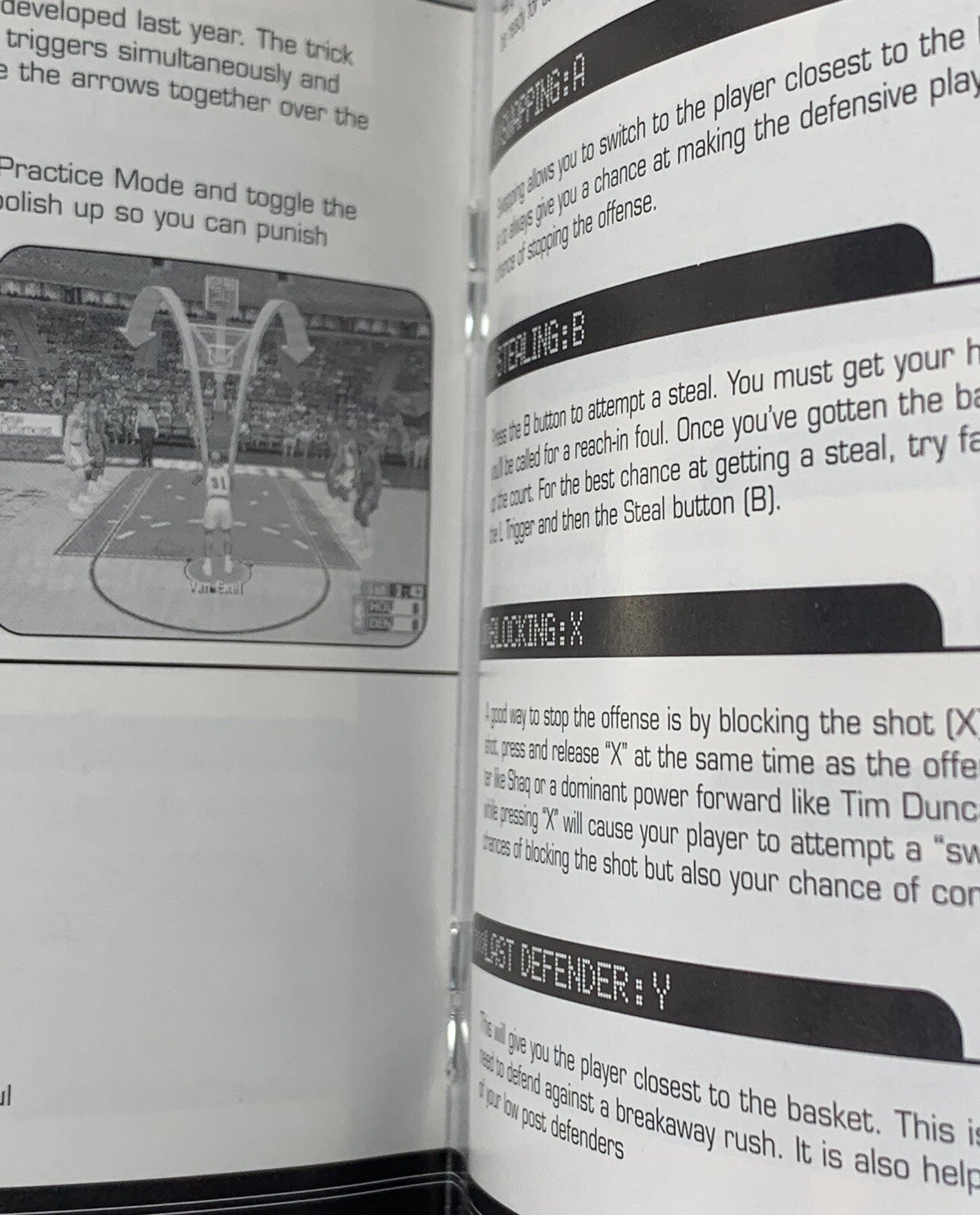 NBA 2K1 (Sega Dreamcast, 2000) Game Case Manual - Tested and Working