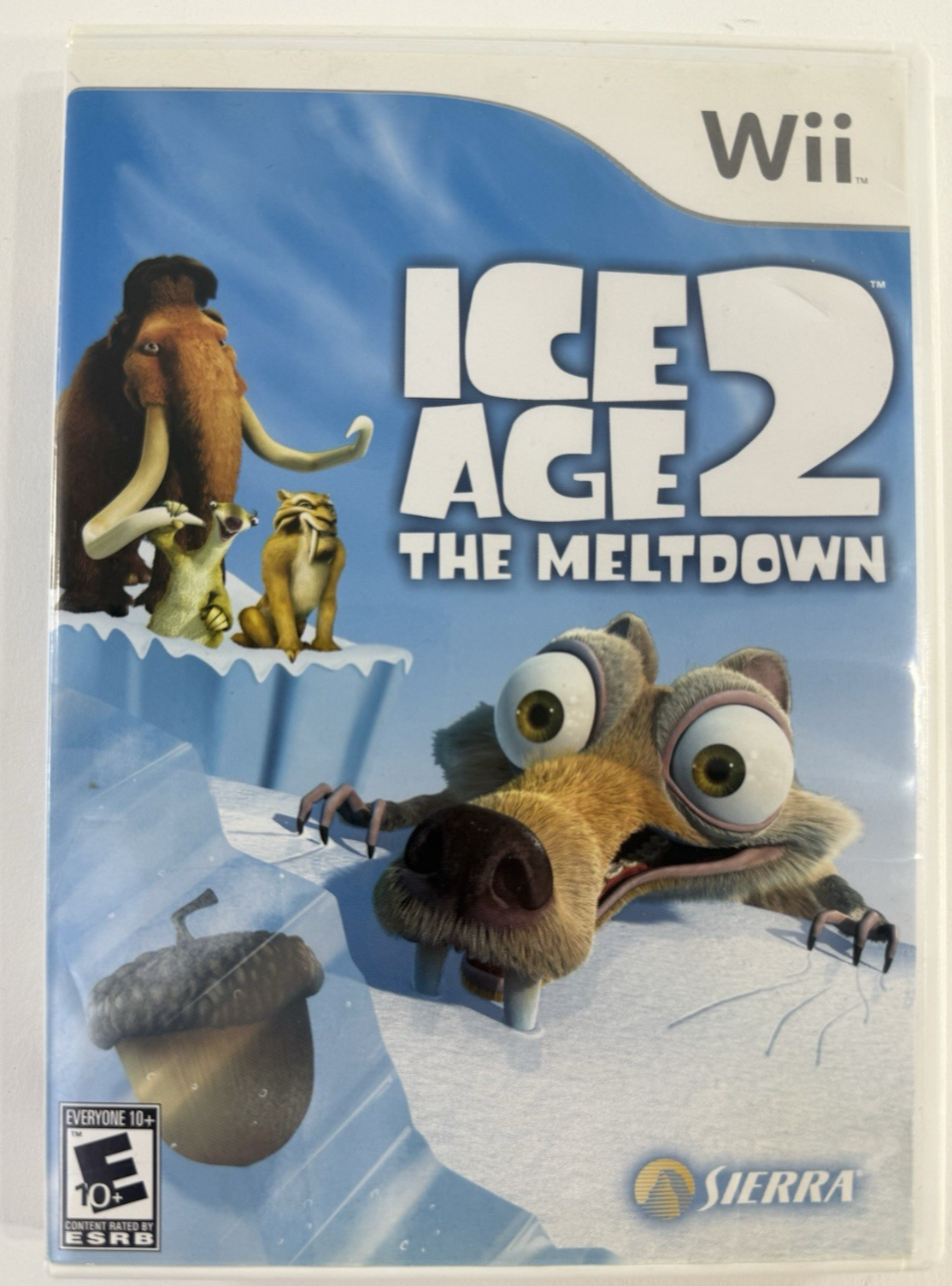 Ice Age 2: The Meltdown (Nintendo Wii, 2006) Game and Case - Tested