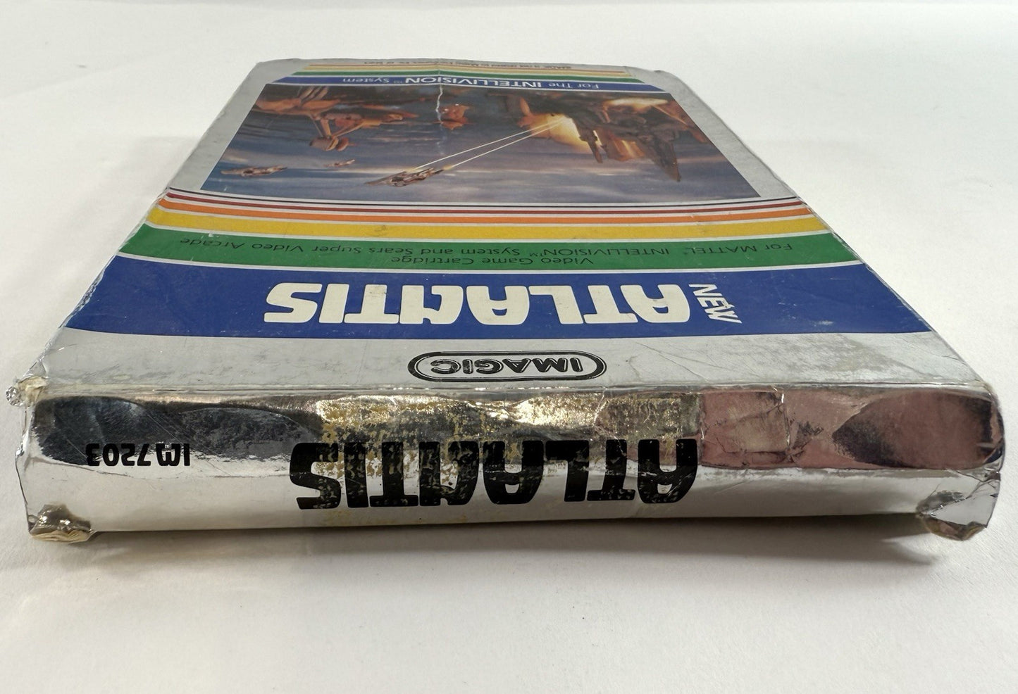 Atlantis (Intellivision, 1982) Game Box Manual Overlay - Tested and Working
