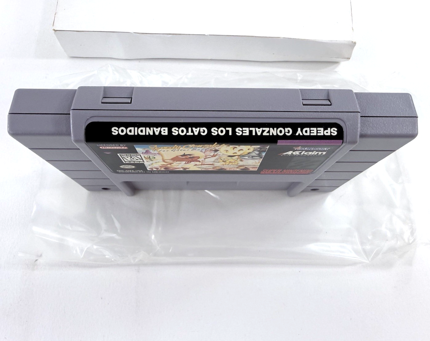 Speedy Gonzales: Los Gatos Bandidos (SNES, 1997) Game Box Manual Insert - Tested