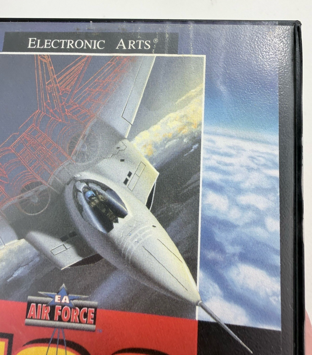 F22 Interceptor (Sega Genesis, 1991) Game, Case, Manual - Tested and Working