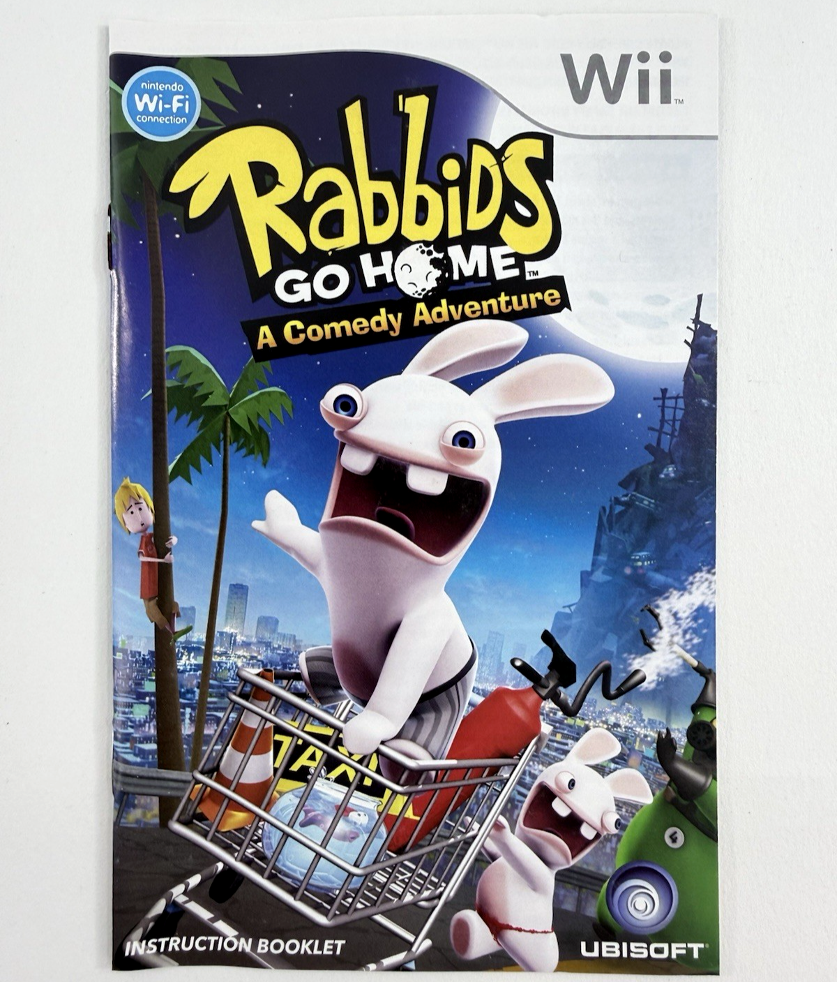 Rabbids Go Home (Nintendo Wii, 2009) Game, Case, Manual, and Insert - Tested