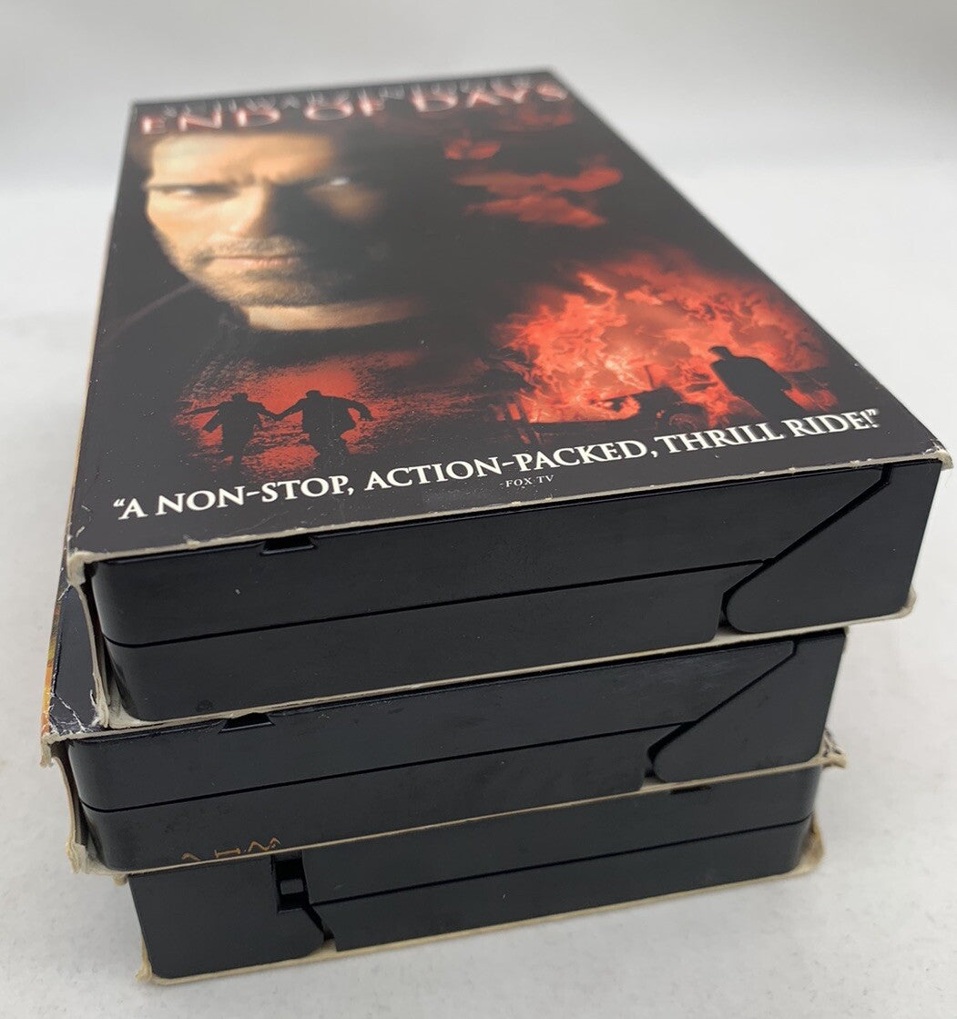 Collateral Damage (VHS Action Movies) End Of Days/The Running Man - Tested