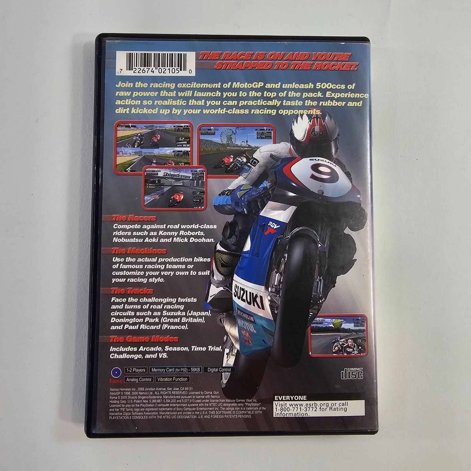 MotoGP (PlayStation 2 bundle) MotoGP2 - Tested and Complete