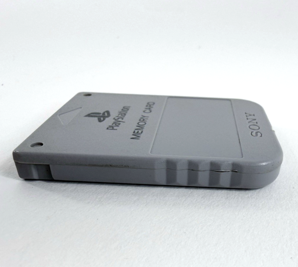 Sony PlayStation 1 SCPH-1020 Grey Memory Card - Tested and Working