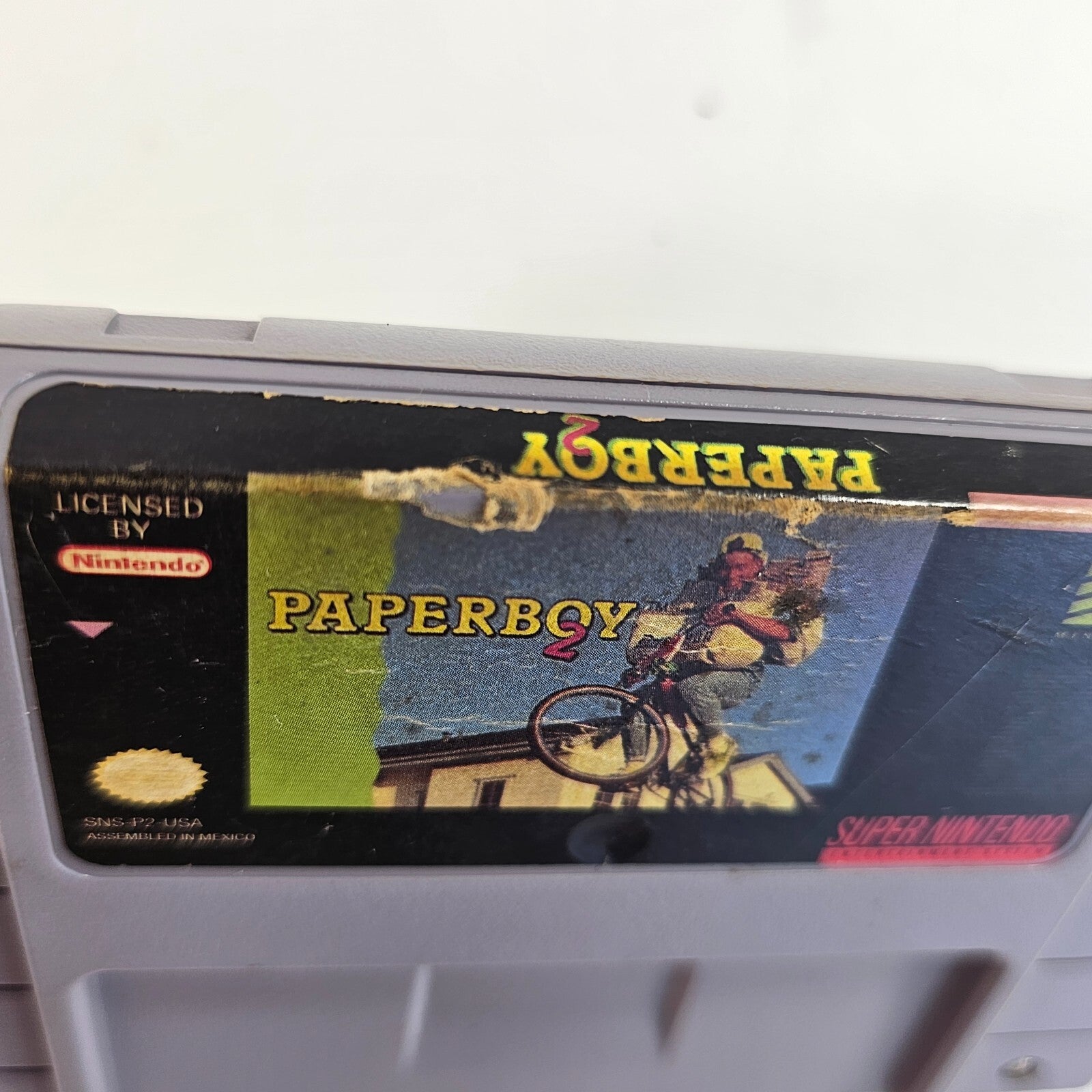 Paperboy 2 (Super Nintendo Entertainment System, 1991) Game Cartridge - Tested