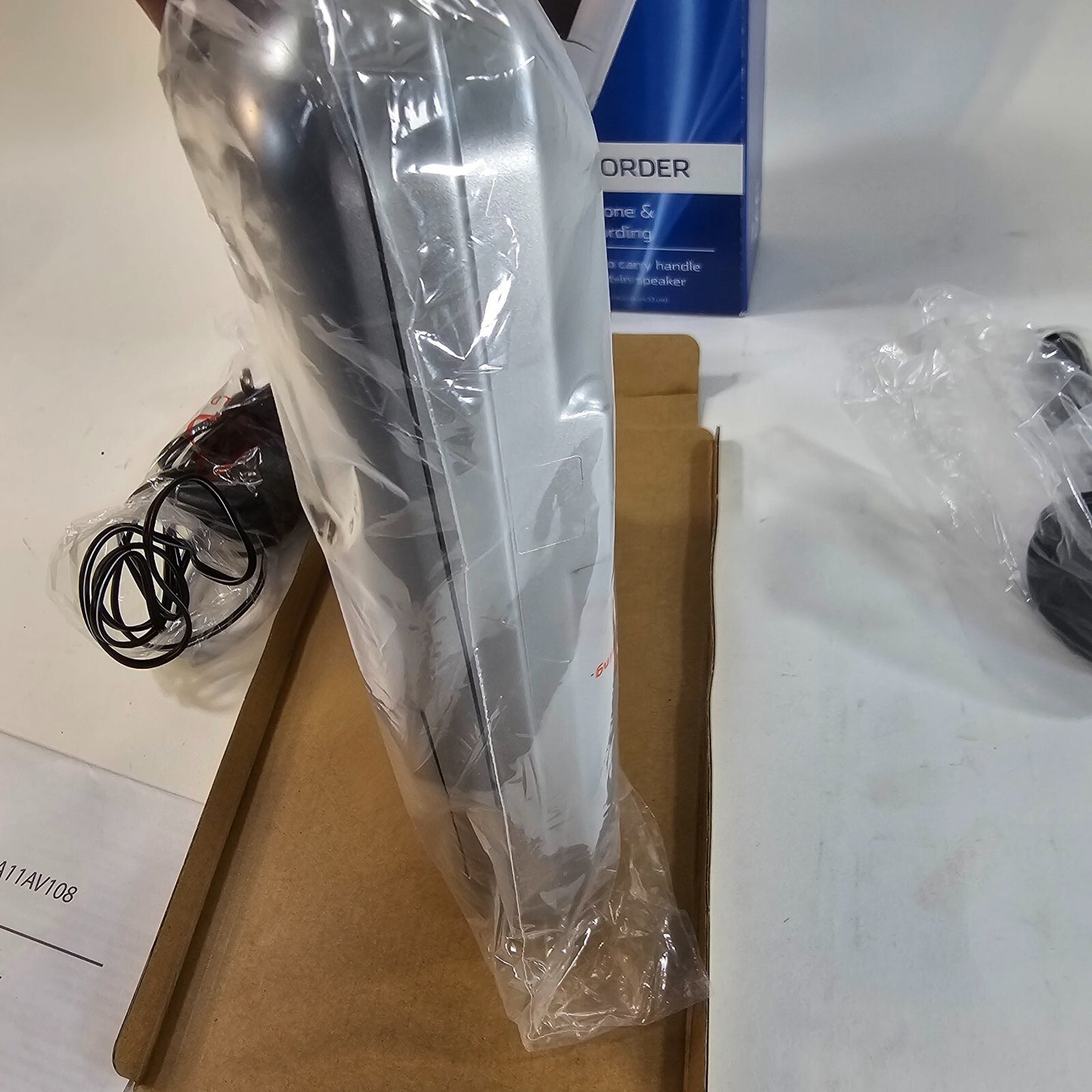 Onn ONA11AV108 Cassette Recorder with Microphone - New, Open Box