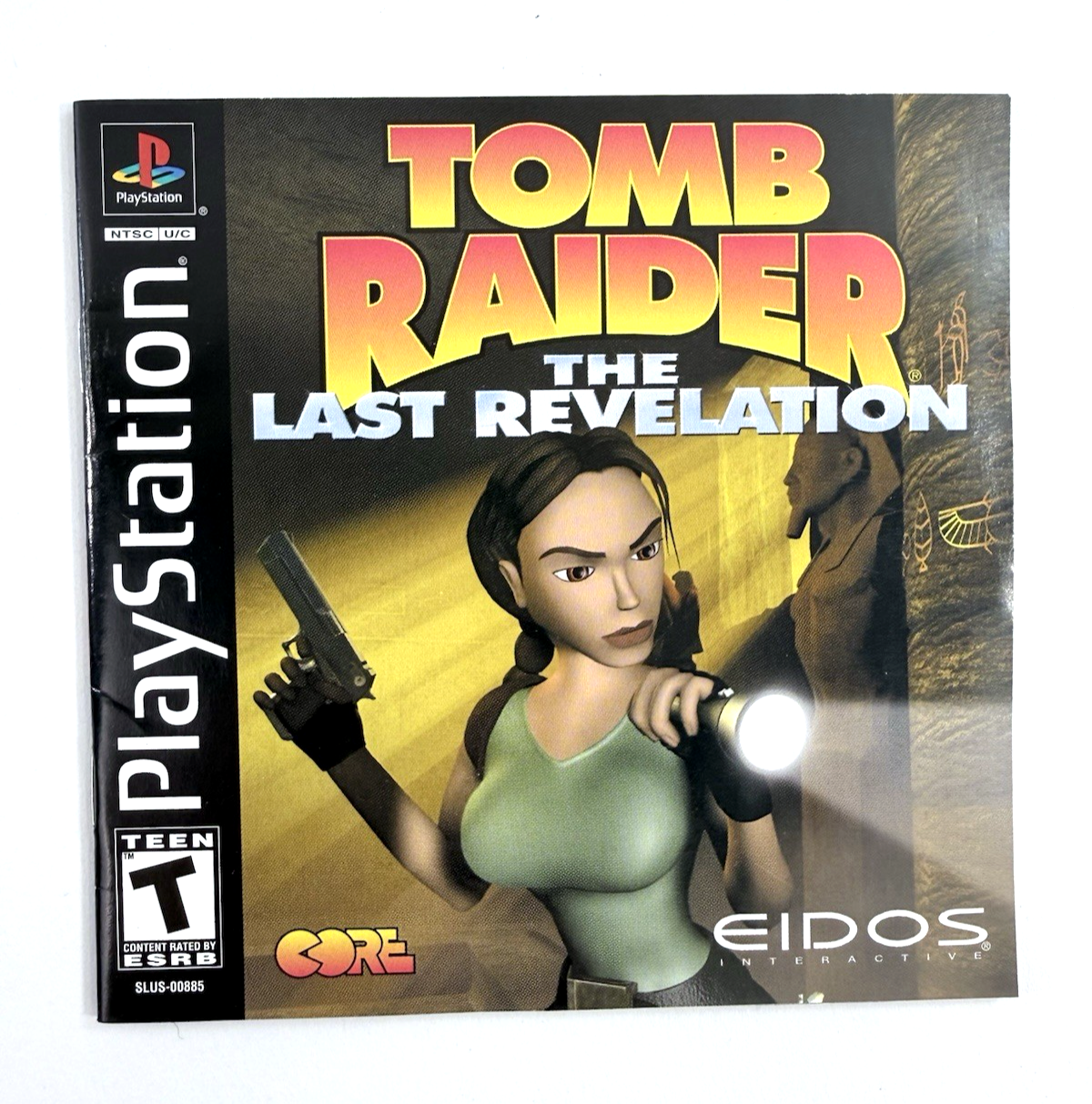 Tomb Raider: The Last Revelation (PlayStation 1, 1999) Game Case Manual Reg.