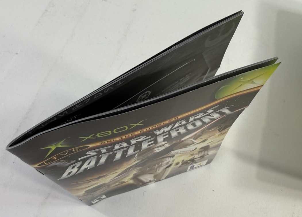 Star Wars: Battlefront (Microsoft Xbox, 2004) Game Case Manual - Tested