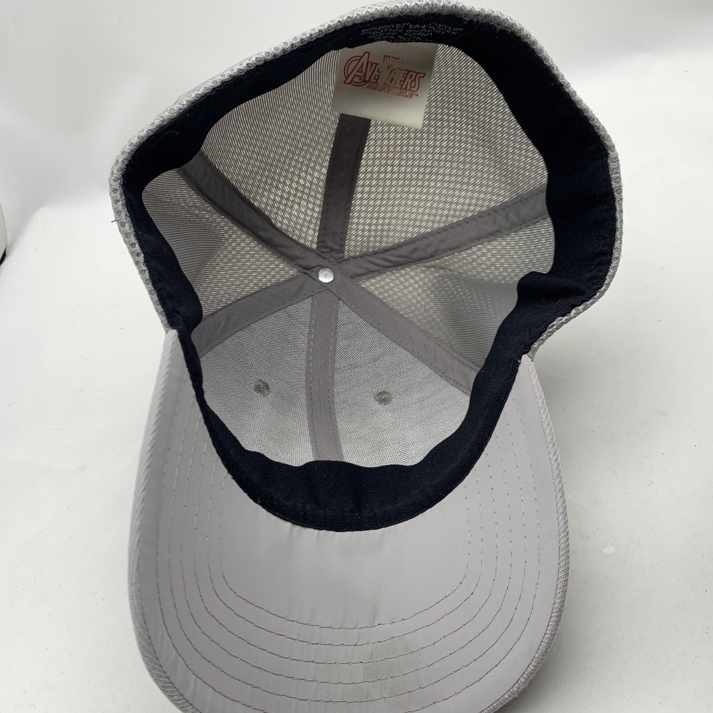 Marvel's Avengers Assemble Unisex Adults Gray Adjustable Hat