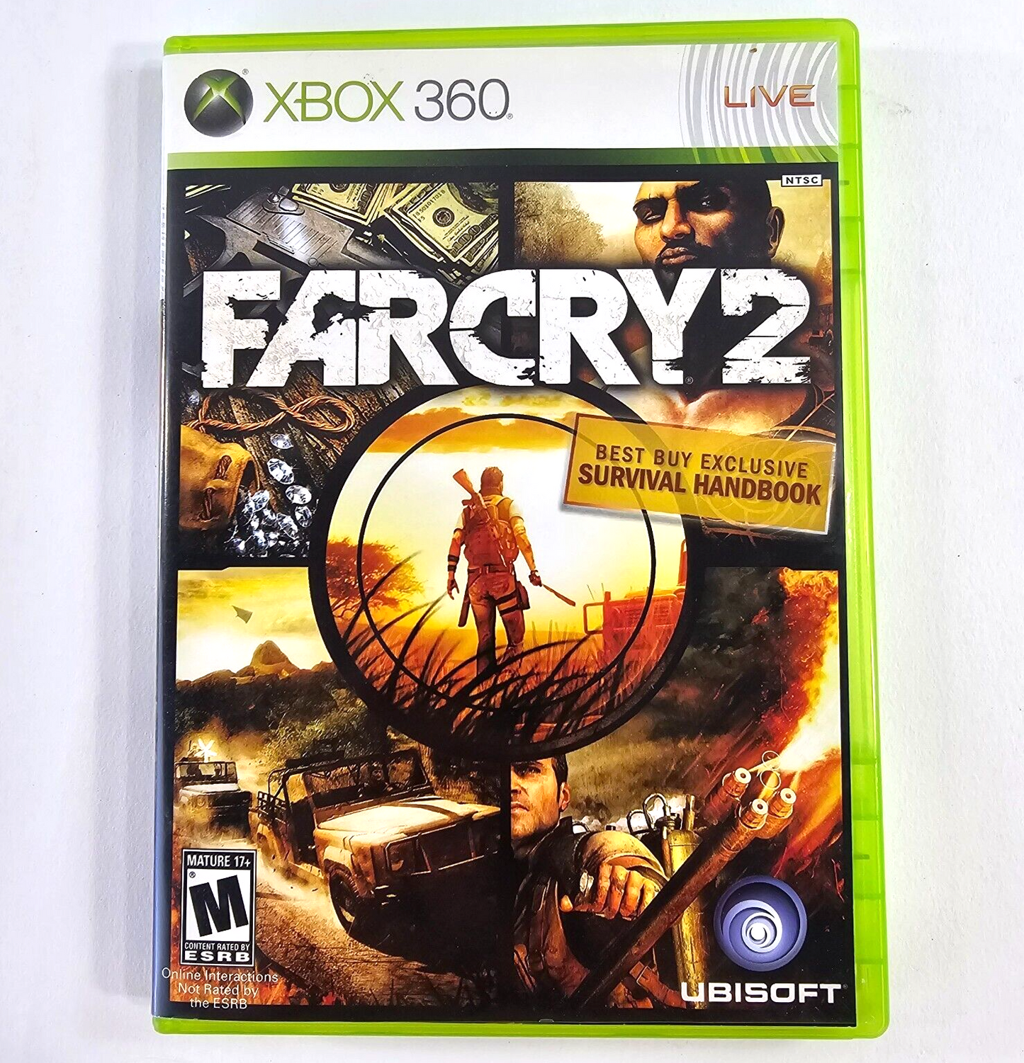 Far Cry 2 (Microsoft Xbox 360, 2008) Game Case Manual Survival Guide - Tested
