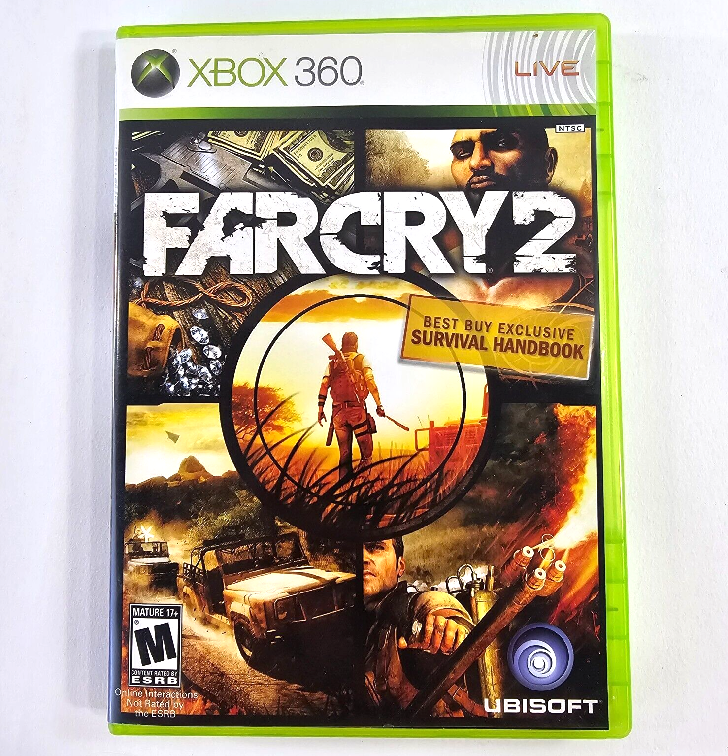 Far Cry 2 (Microsoft Xbox 360, 2008) Game Case Manual Survival Guide - Tested
