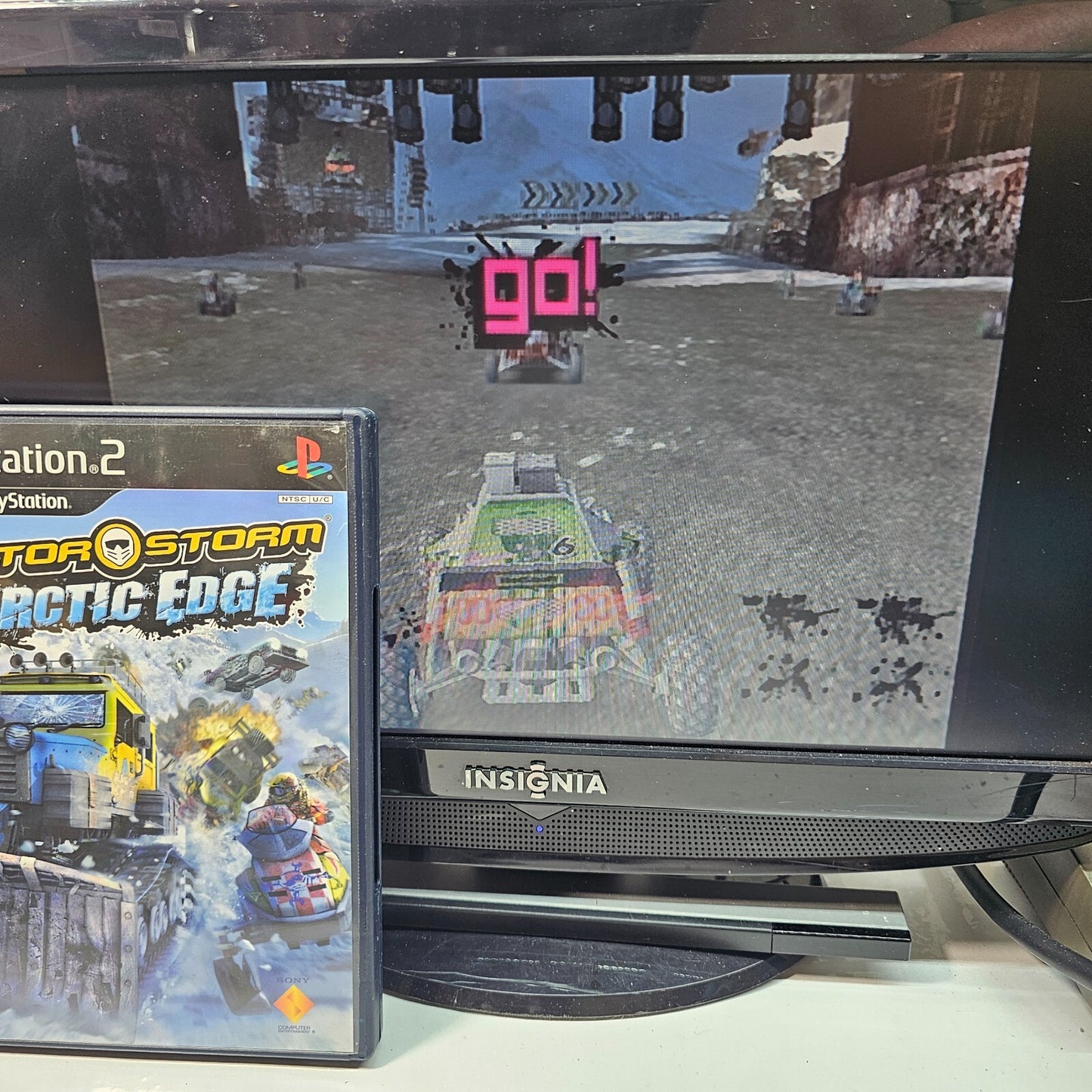 MotorStorm: Arctic Edge (Sony PlayStation 2, 2009) Game Case Manual - Tested