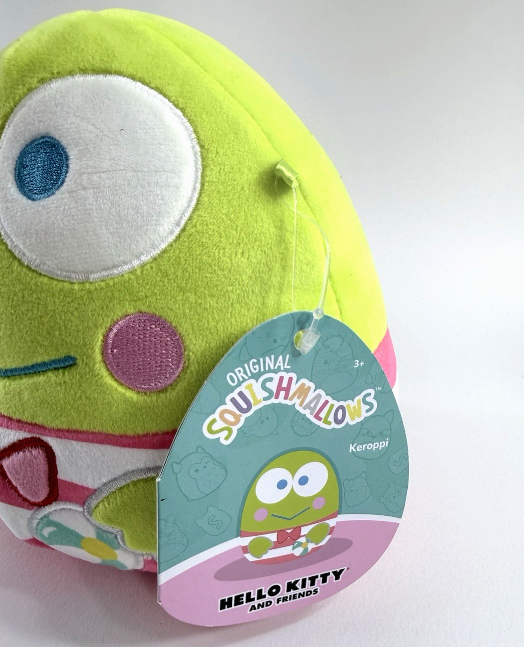 Sanrio Hello Kitty Squishmallows 6" Keroppi w Beach Ball Plush with Tags