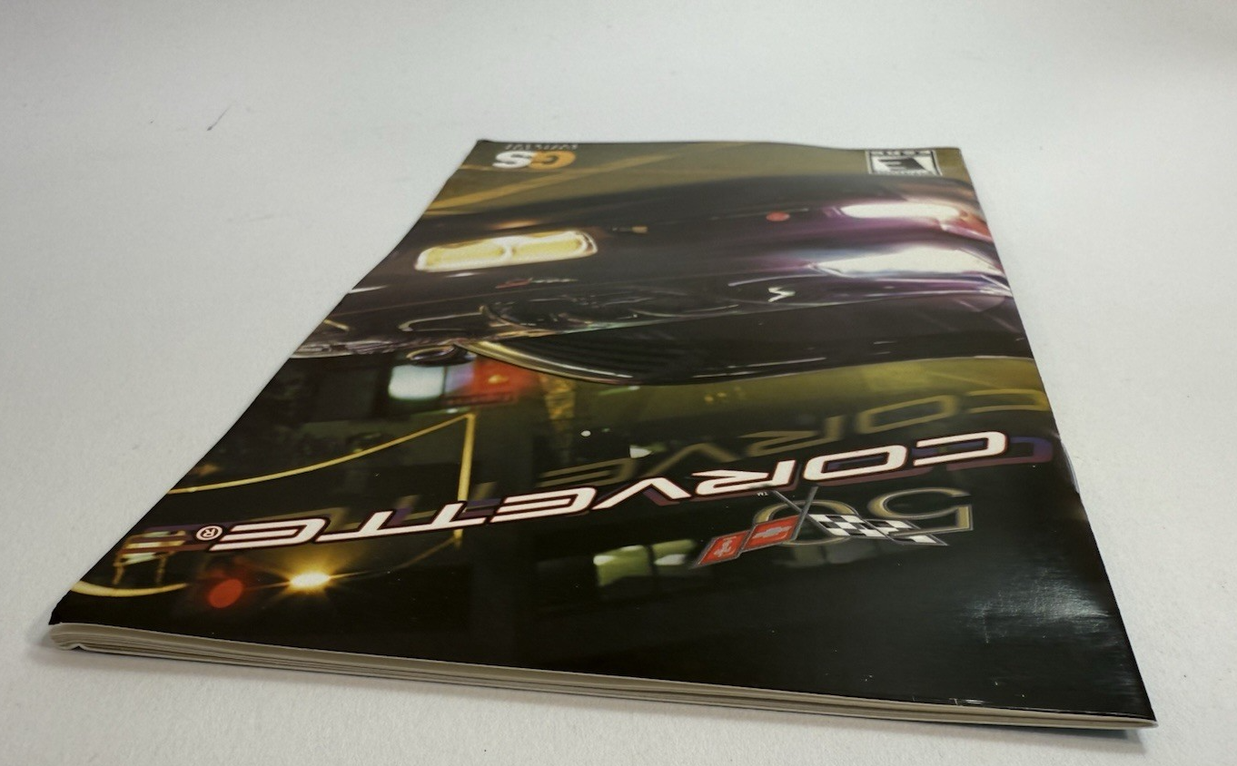 Corvette (Sony PlayStation 2, 2004) Game Case Manual - Tested and Working