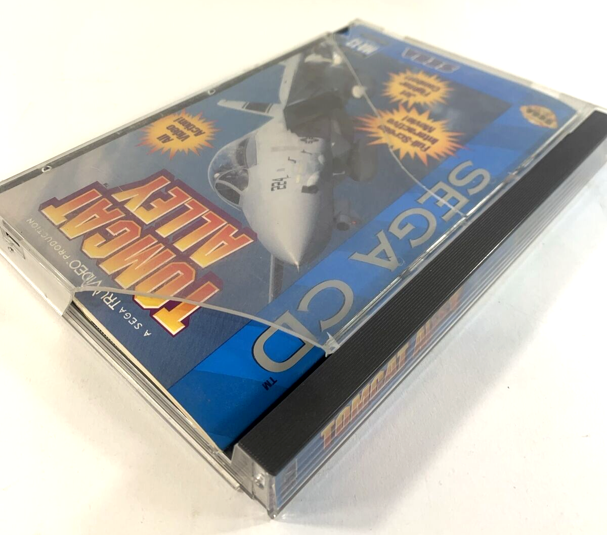 Tomcat Alley (Sega CD, 1994) Game Case Manual - Tested and Working - Read