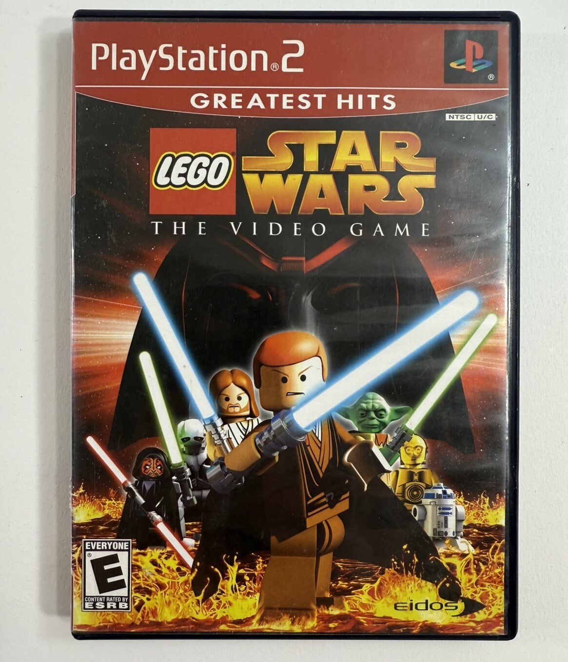 LEGO Star Wars: The Video Game (PlayStation 2, 2005) Game Case Manual - Tested