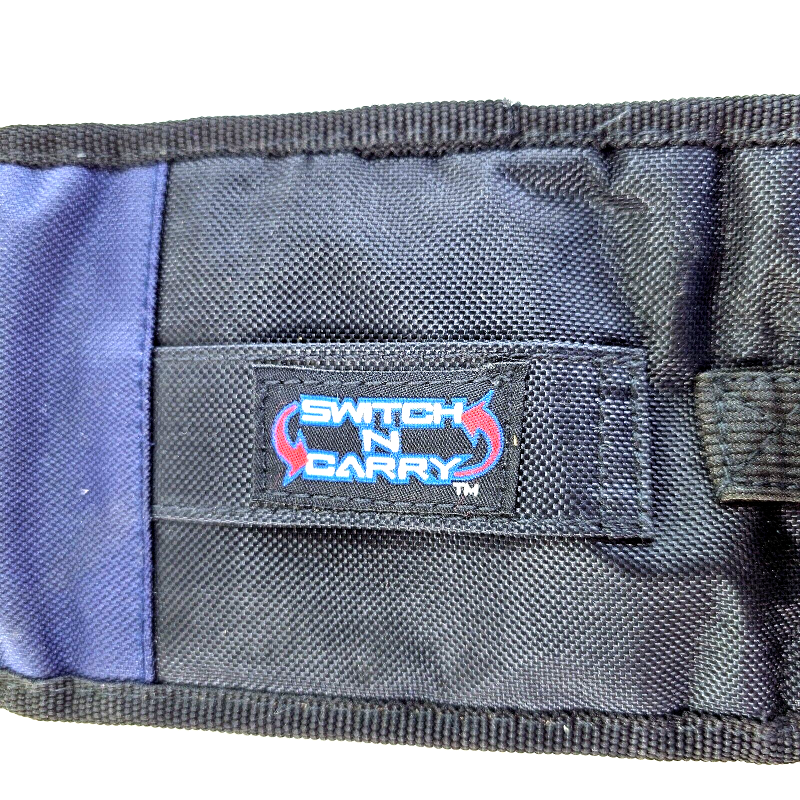 Nintendo Game Boy Advance SP Official Switch N Carry Blue/Black Soft Travel Case