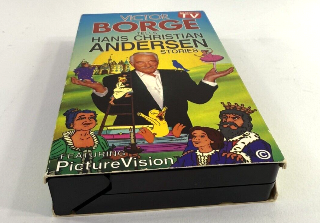 Victor Borge Tells Hans Christian Andersen Stories (VHS, 1992) Tested & Working